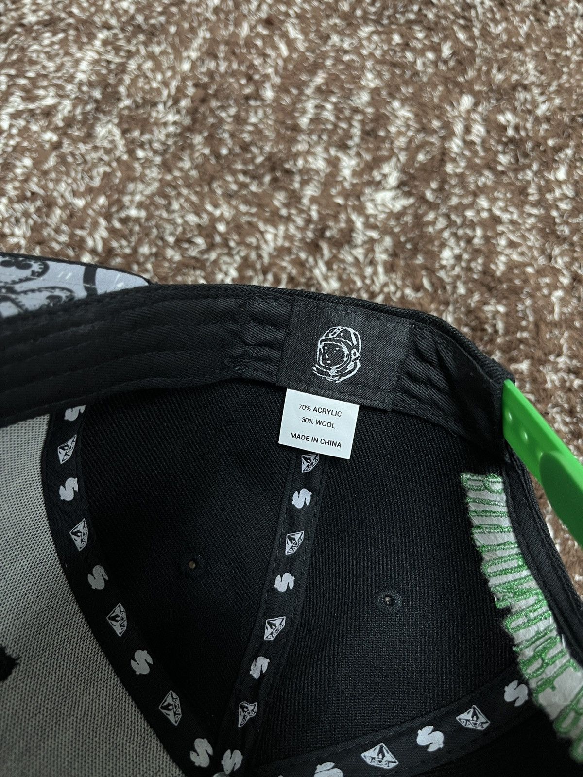 Billionaire Boys Club Billionaire Boys Club BBC Black Kobo Naut Snapback Hat Size ONE SIZE - 8 Thumbnail