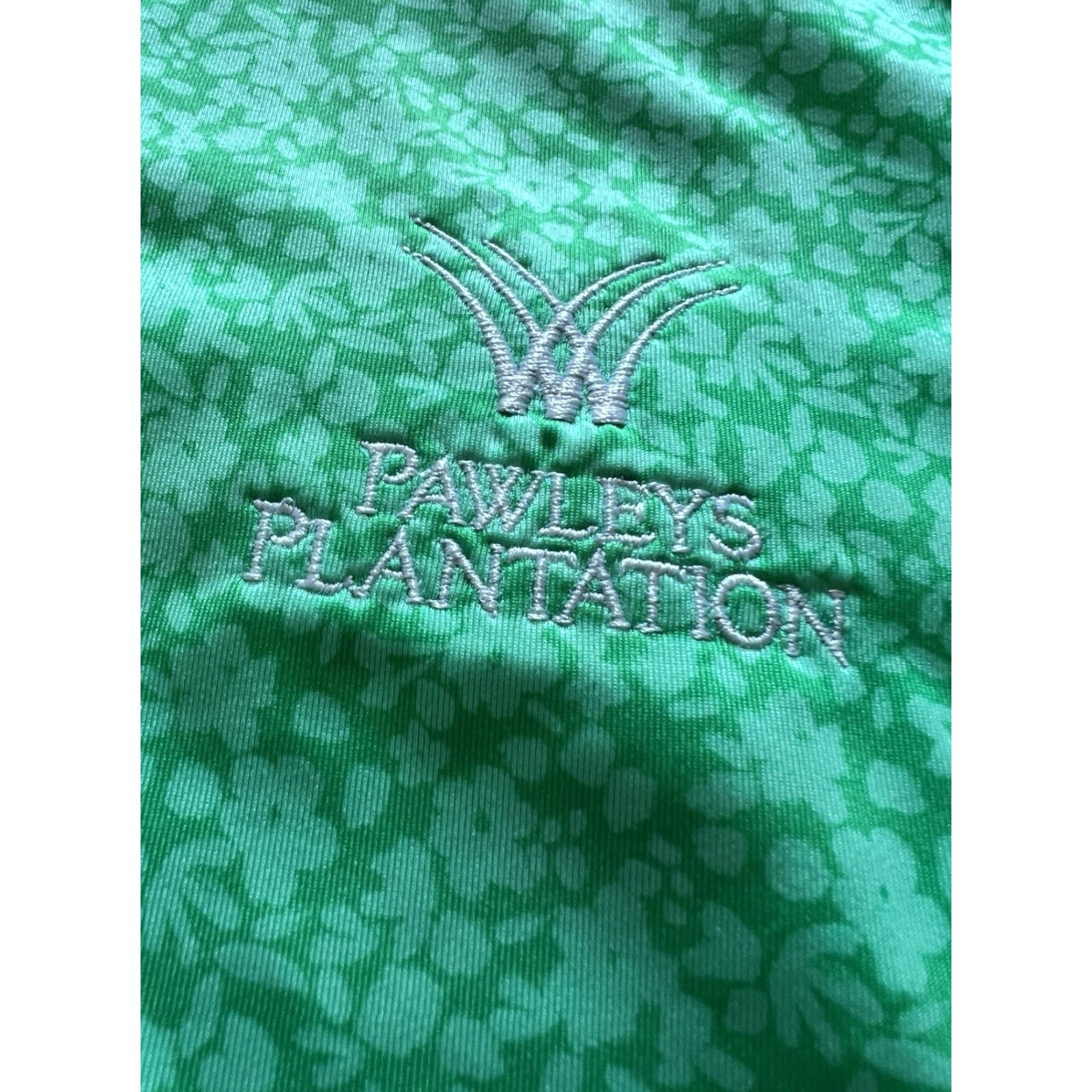 Footjoy FootJoy Polo L Green Flower All Over Print Golf Polo Mens Size US L / EU 52-54 / 3 - 3 Thumbnail