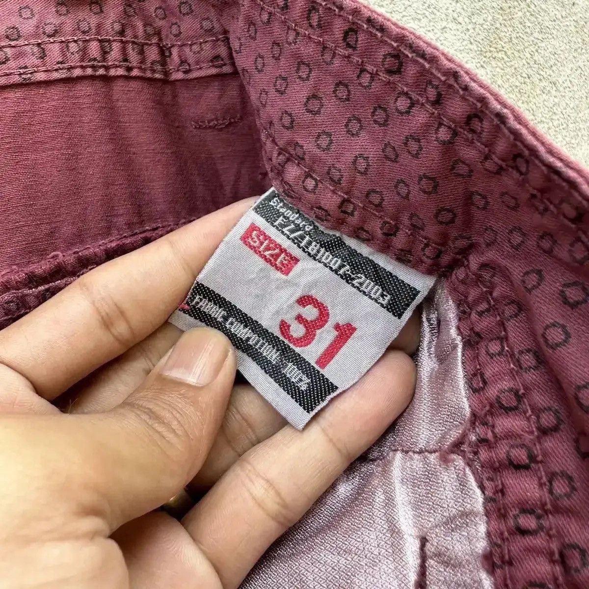 Beauty Beast SPLISH PAINTER FLARE/BOOTCUT TROUSERS MULTIPOCKET CARGO PANT Size US 29 - 10 Thumbnail