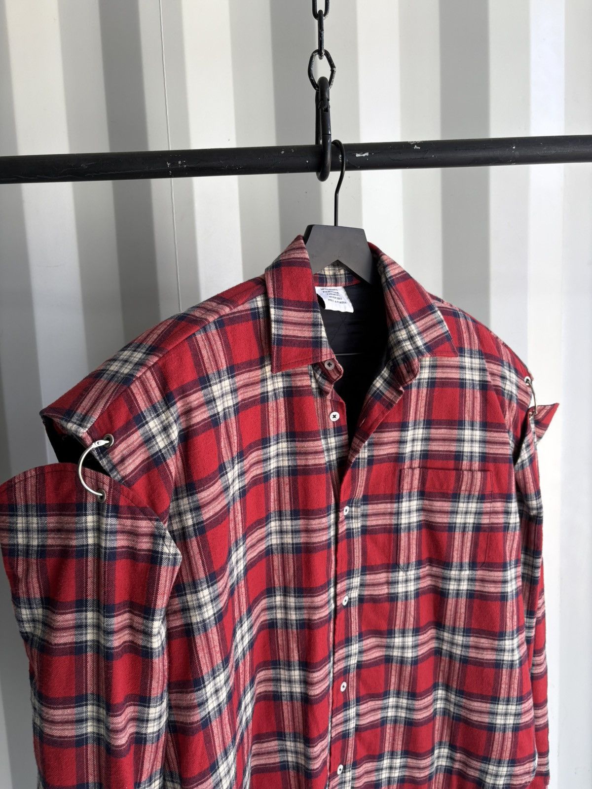 Vetements Oversized Football Shoulder Pad Flannel Size US S / EU 44-46 / 1 - 3 Thumbnail