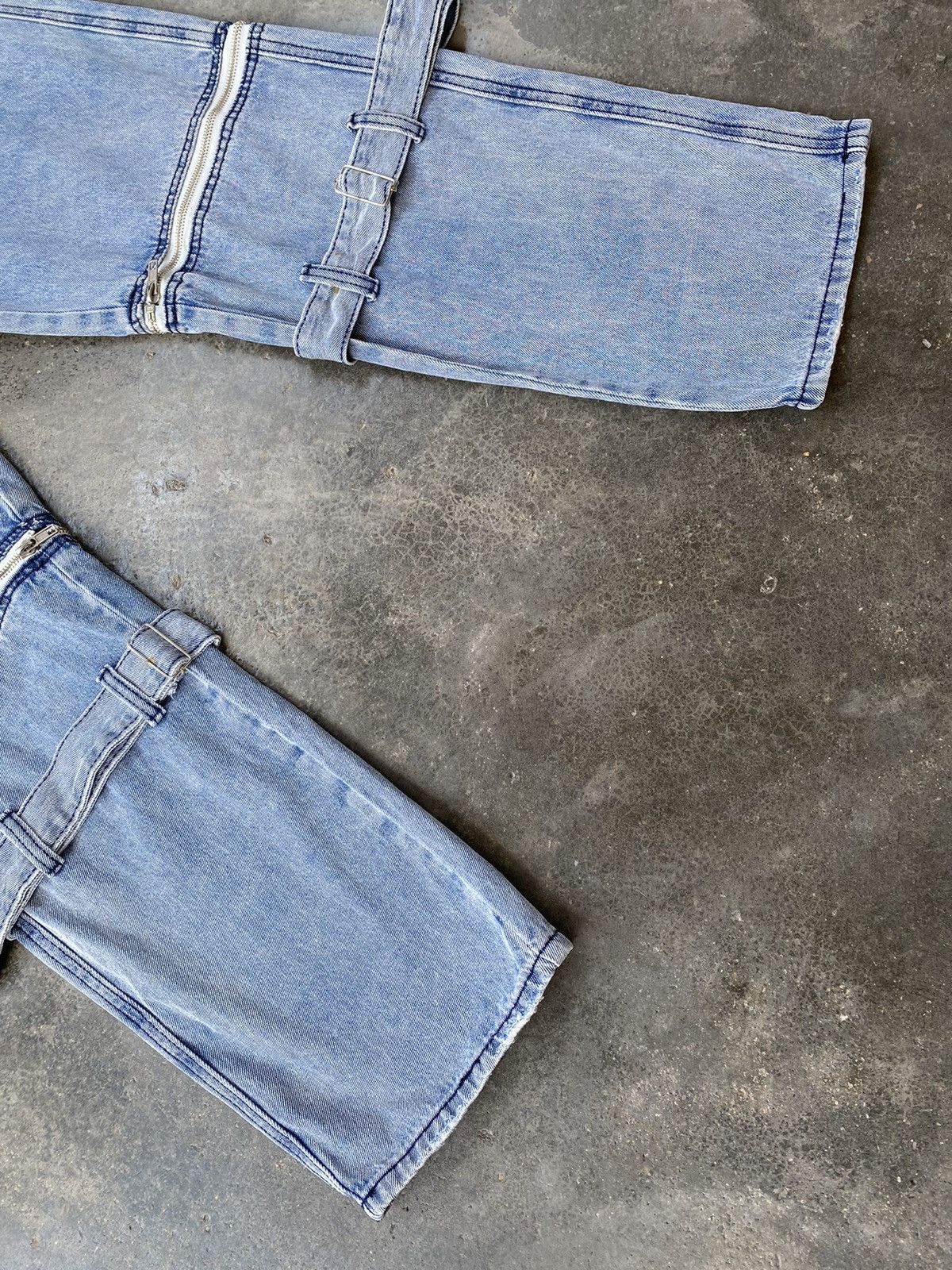 Japanese Brand Volcan Aphrodite Bondage Distressed Denim Pants Size US 30 / EU 46 - 5 Thumbnail