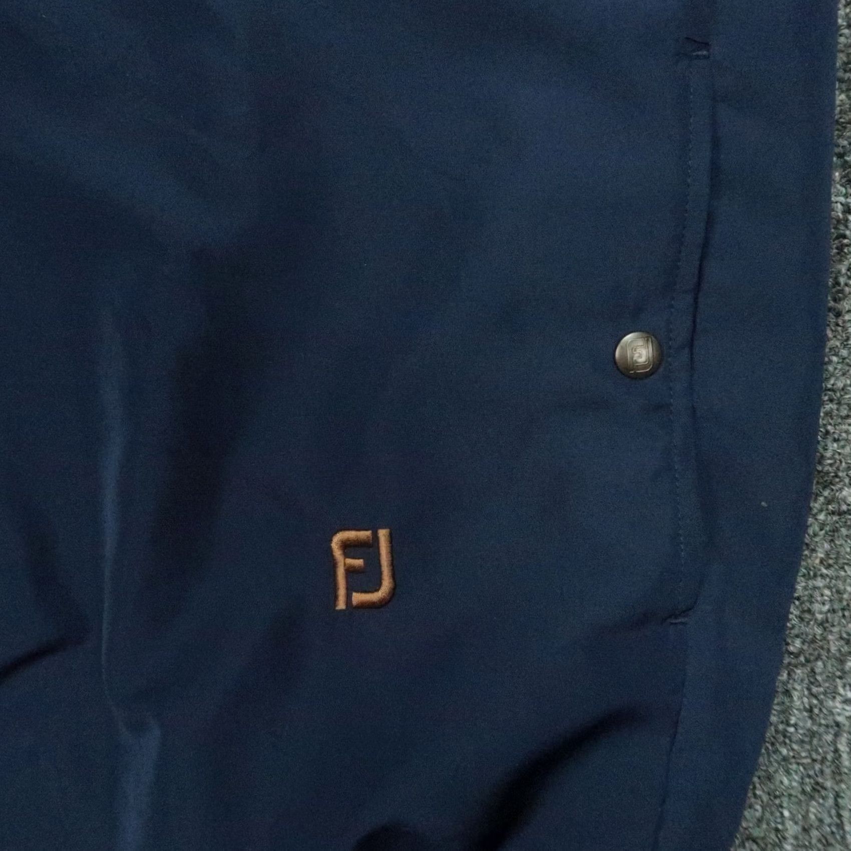Footjoy FootJoy Vest Mens L Blue DryJoys Golf Quarter Zip Pockets Windbreaker Size US L / EU 52-54 / 3 - 5 Thumbnail