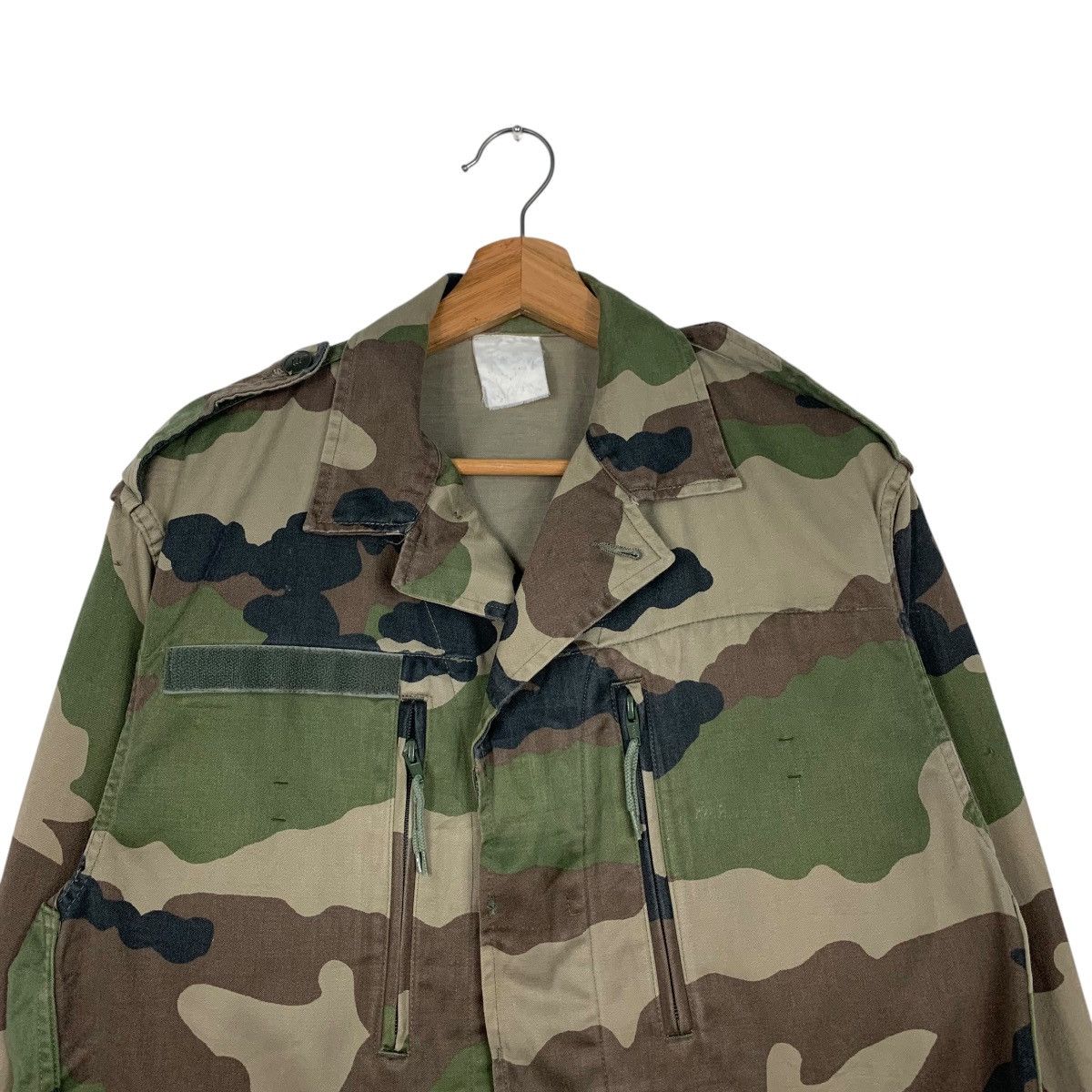 Custommade Vintage Army Military Camo Custom Cropped Jacket #1851-C80 Size L / US 10 / IT 46 - 2 Thumbnail