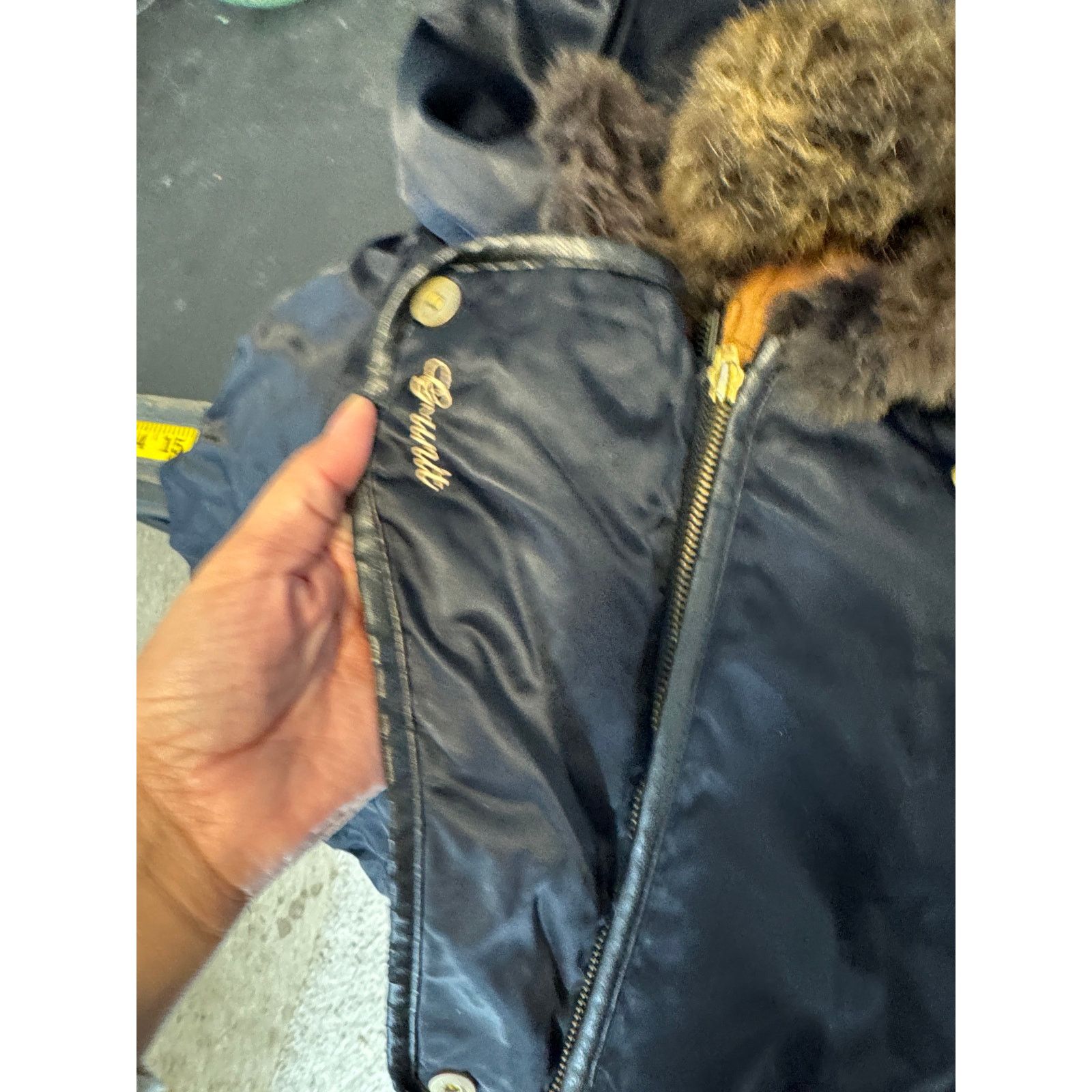 G-Unit G Unit black cropped down jacket rabbit fur size M Y2K bling Size M / US 6-8 / IT 42-44 - 14 Thumbnail