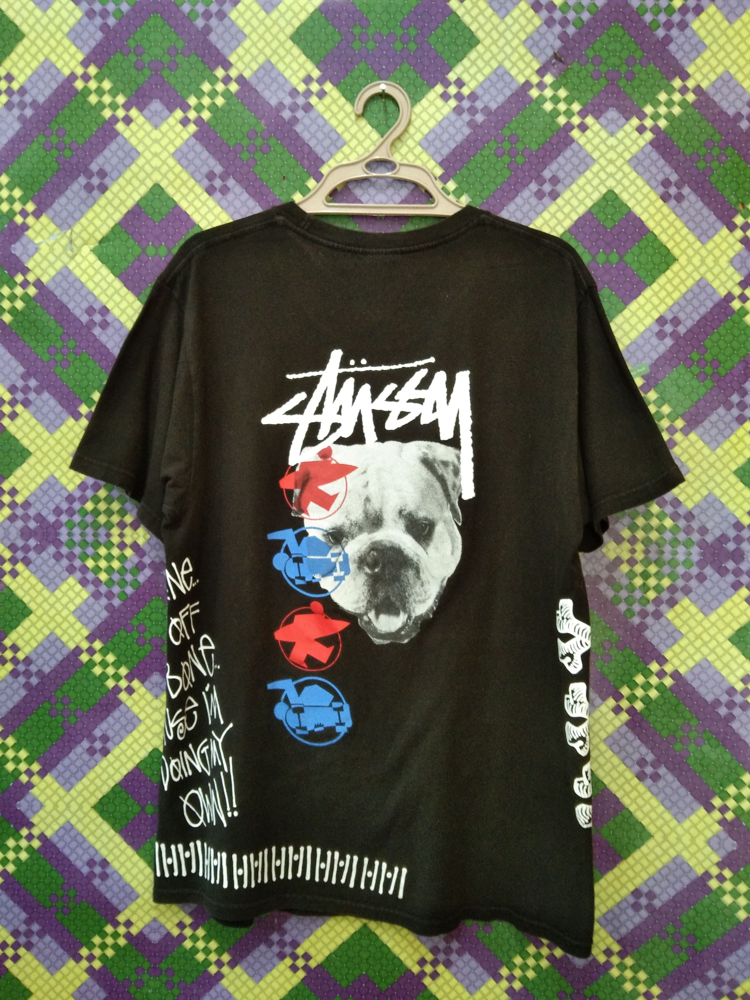 Stussy × Vintage VINTAGE STUSSY LIVIN XL T-SHIRT Size US M / EU 48-50 / 2 - 2 Thumbnail