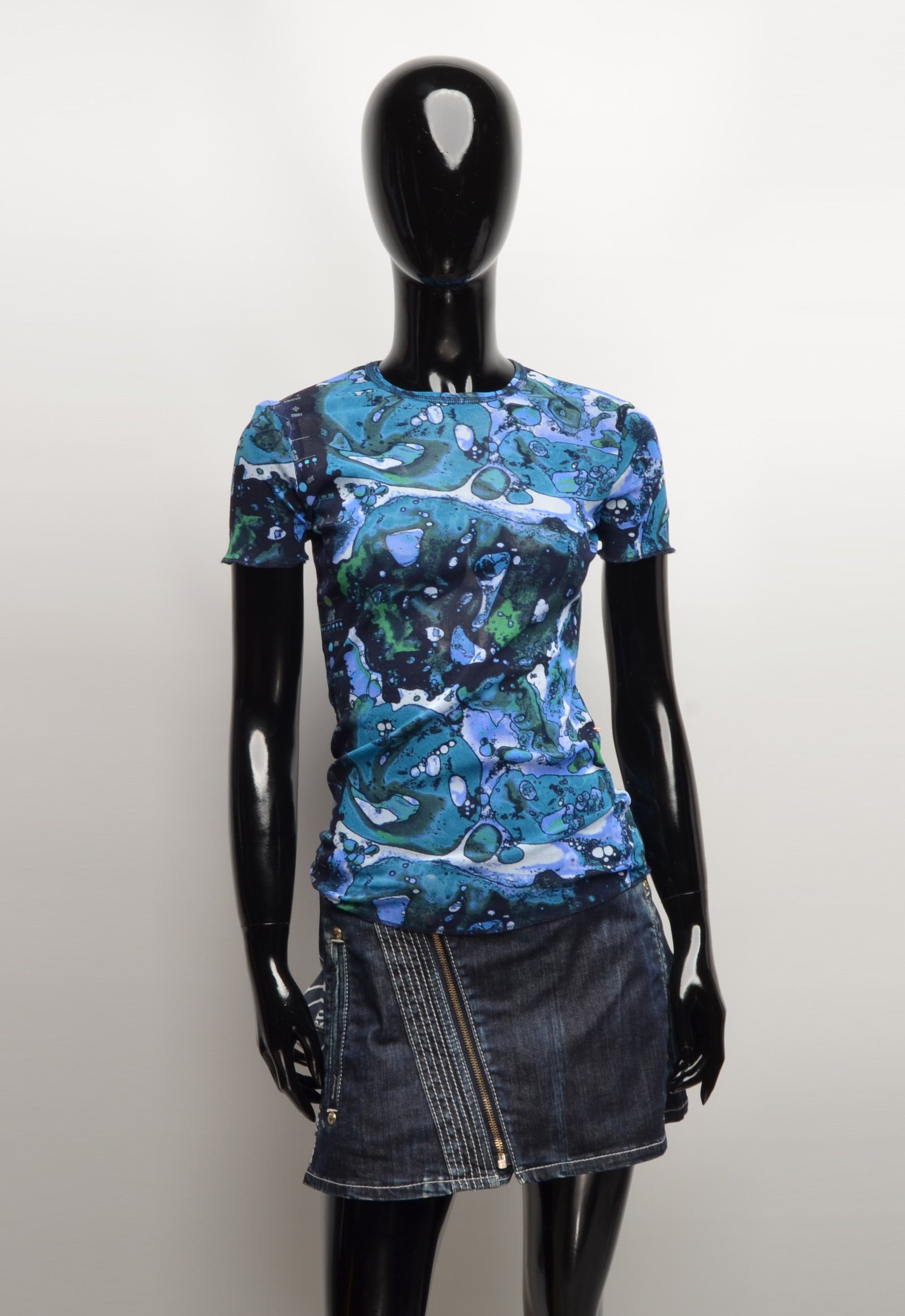 Jean Paul Gaultier Vintage JPG Jean Paul Gaultier Mesh Bacteria SS 2001 Top Size ONE SIZE - 1 Thumbnail