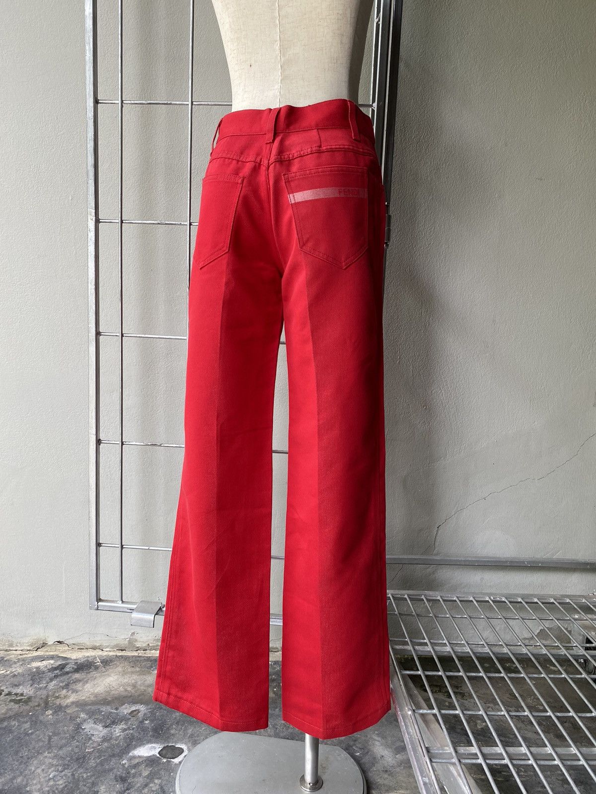 Fendi FENDI Red Pattern Casual Long Jeans Size 27" / US 4 / IT 40 - 15 Thumbnail
