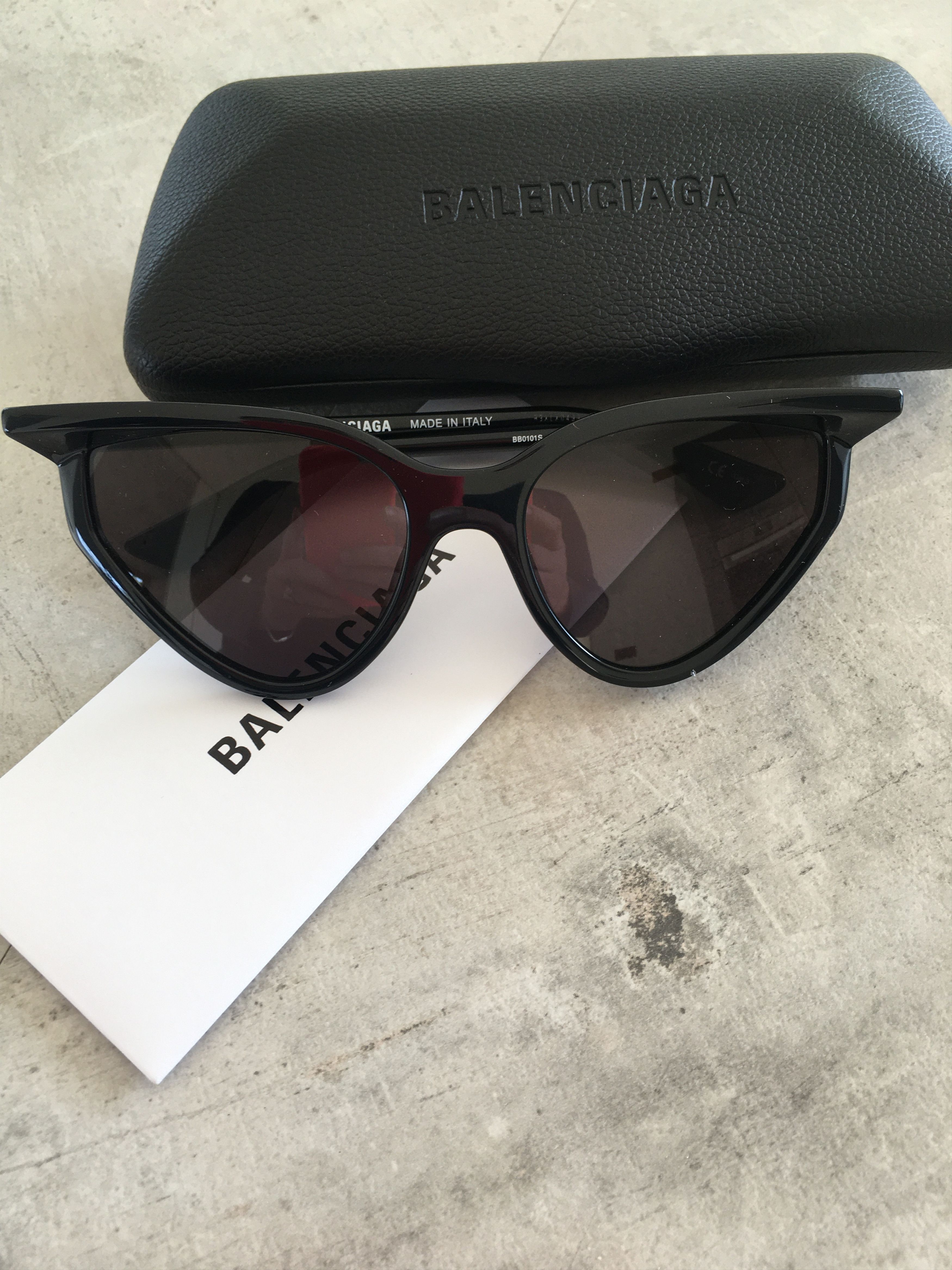 Balenciaga SUNGLASSES Rim Cat Injected Nylon Size ONE SIZE - 1 Thumbnail