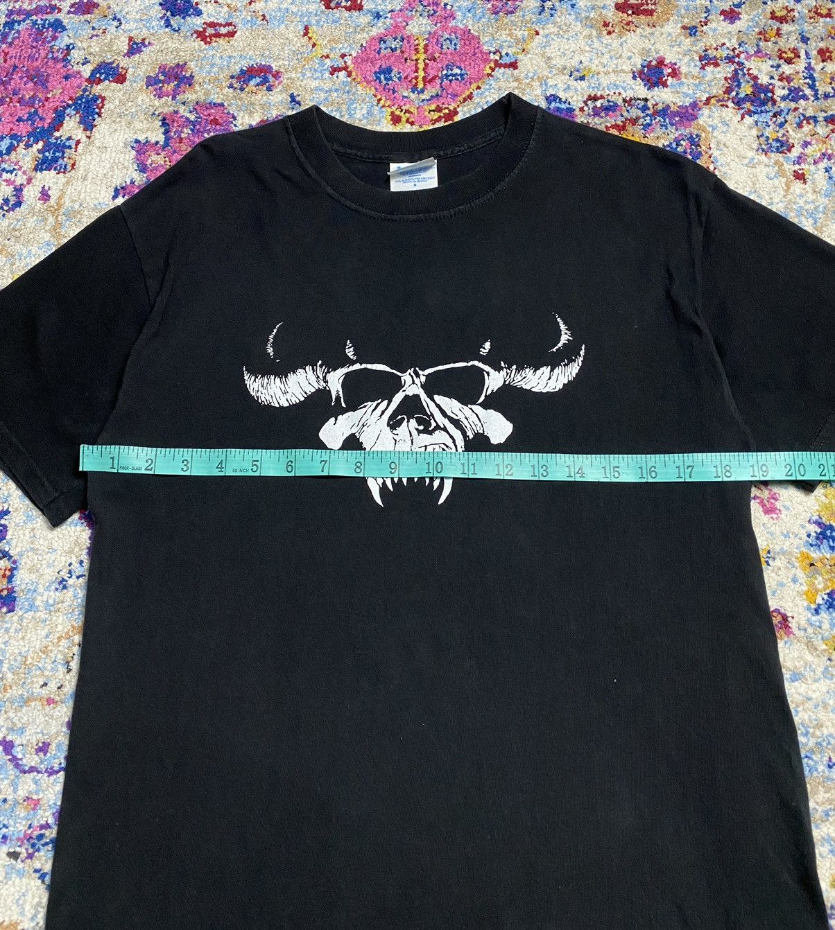 Band Tees 90s Danzig 4 Tour Classic White Skull Logo T Shirt Size US M / EU 48-50 / 2 - 5 Thumbnail