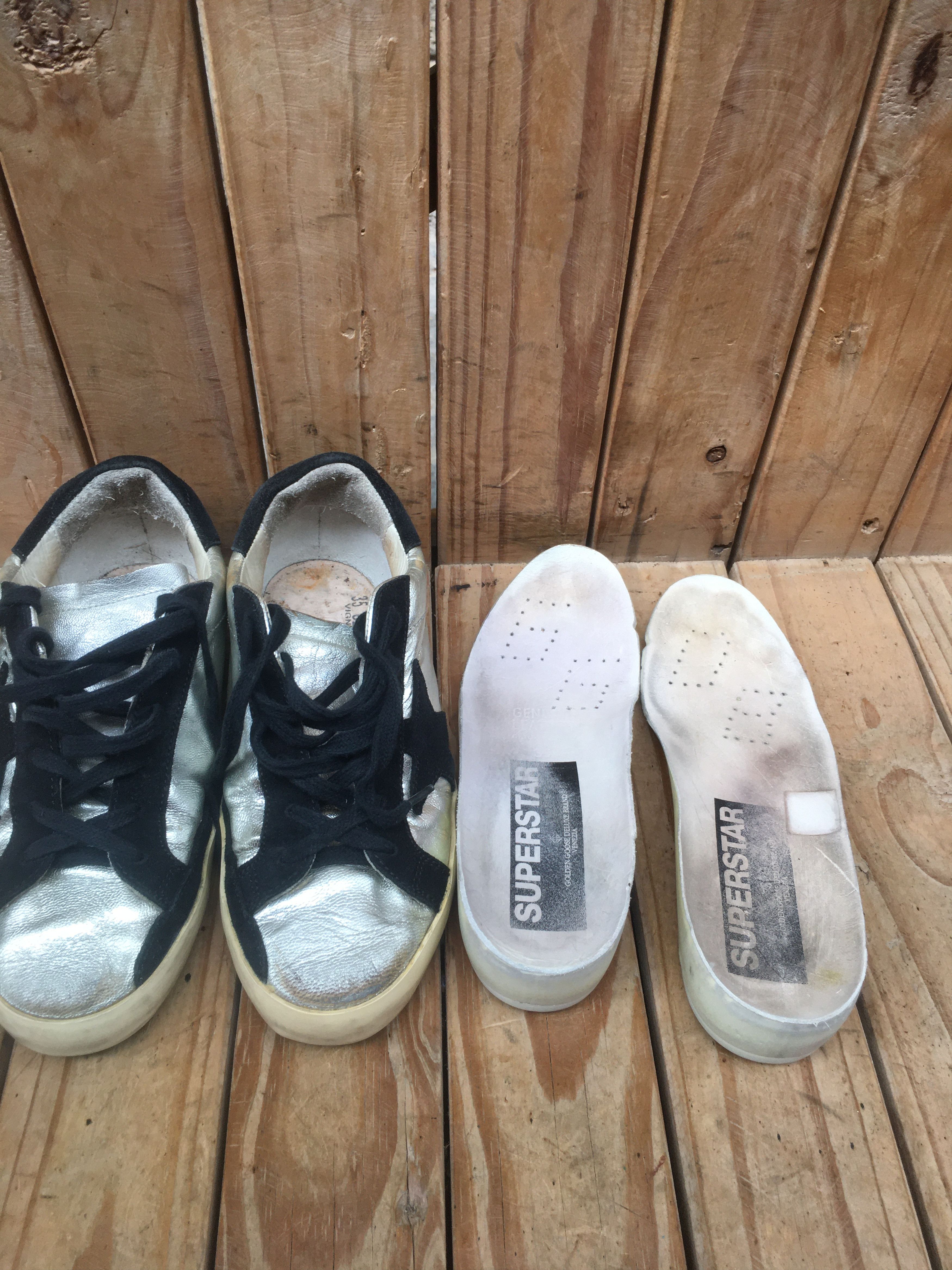 Golden Goose Golden Goose silver patent sneakers size UK 35 Size US 5 / IT 35 - 16 Thumbnail