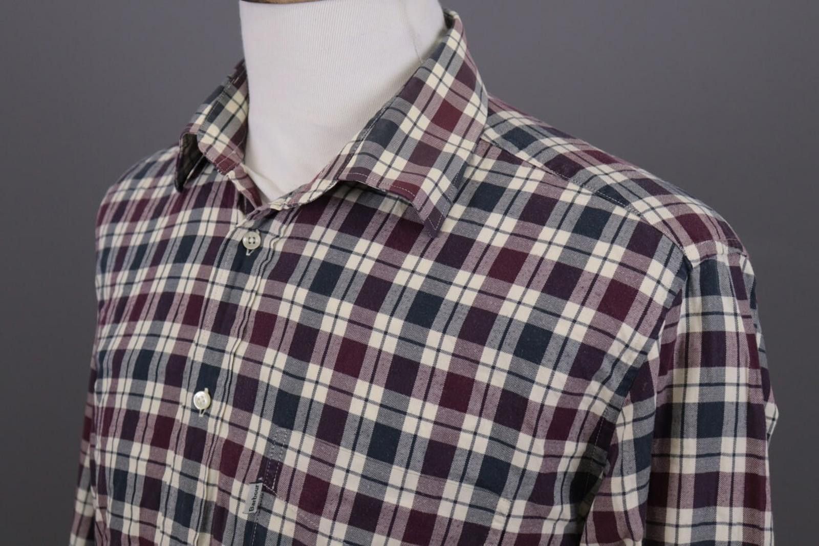 Barbour Barbour Regular Fit Multicolor Check Plaid Shirt Size L Size US L / EU 52-54 / 3 - 9 Thumbnail