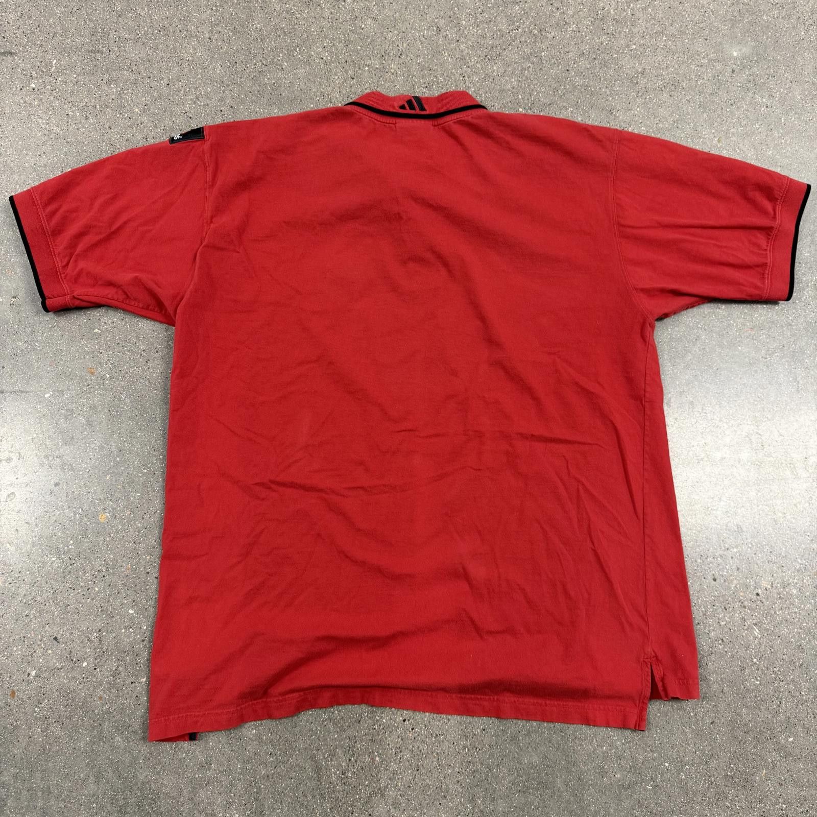 Adidas Vintage Adidas Nebraska Cornhuskers Polo 2XL Red Size US XXL / EU 58 / 5 - 9 Thumbnail