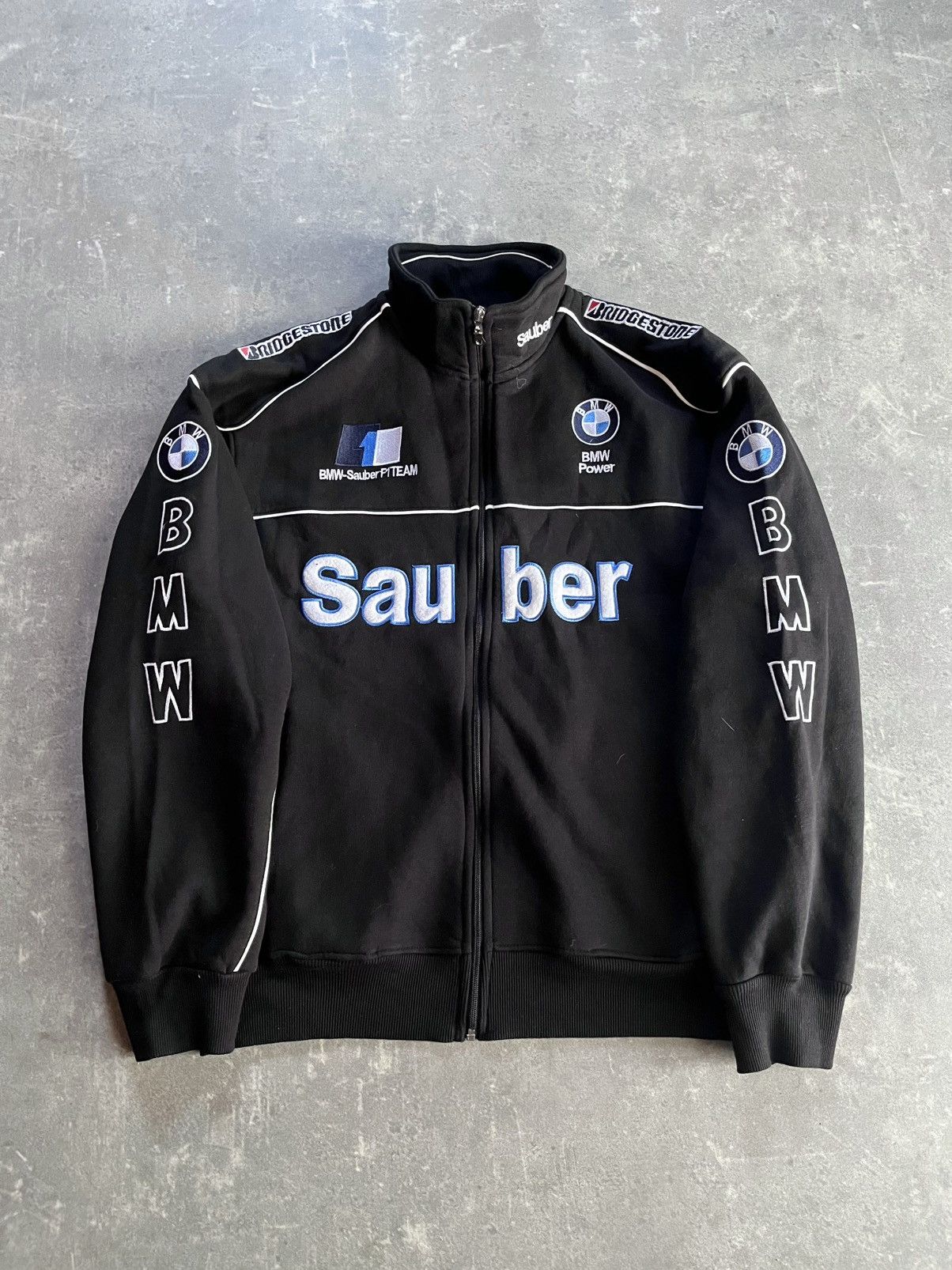 BMW BMW Power Sauber Zip Jacket F1 Formula Team Racing Moto XL 