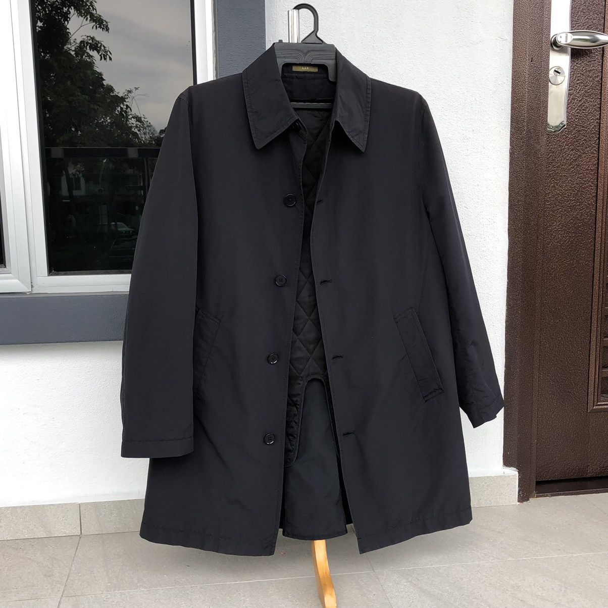 Yohji Yamamoto A.A.R Yohji Yamamoto Design Studio Trench Coat Size US L / EU 52-54 / 3 - 4 Thumbnail
