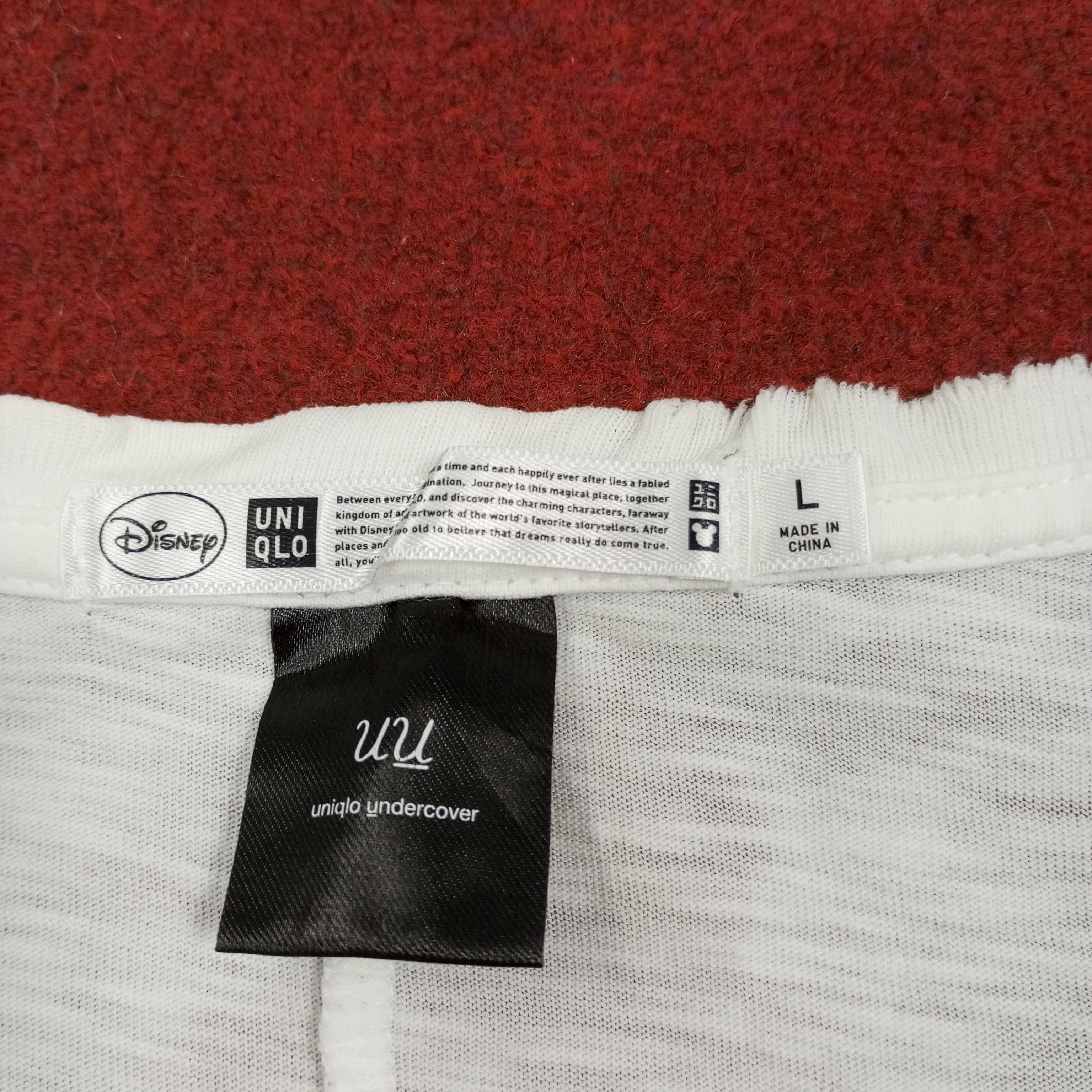 Undercover × Uniqlo Uniqlo Undercover X Mickey Mouse Japanese Brand Tshirt Size M / US 6-8 / IT 42-44 - 6 Thumbnail