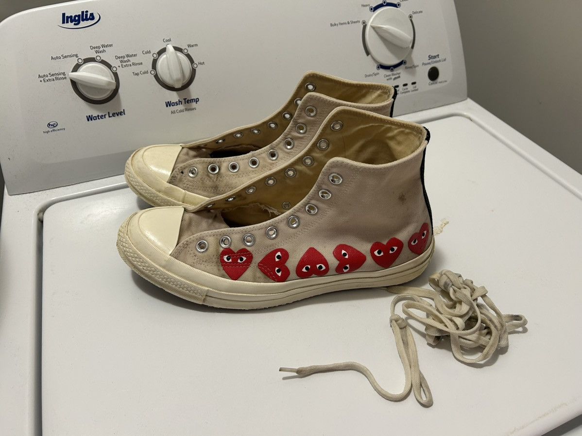 Comme des Garcons × Converse comme des gracon x converse shoes Size US 11 / EU 44 - 1 Thumbnail