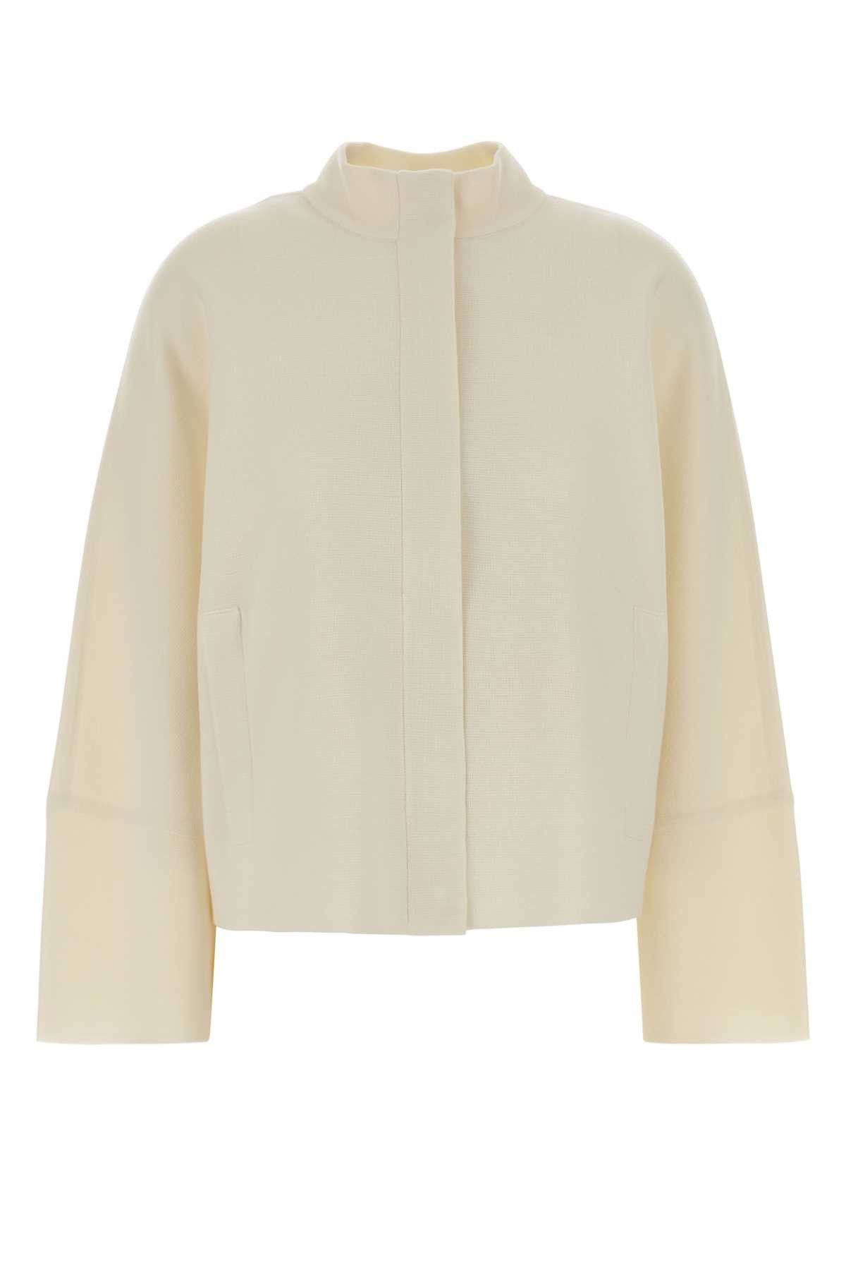 Max Mara Ivory Wool Sport Cardigan Size M / US 6-8 / IT 42-44 - 1 Thumbnail