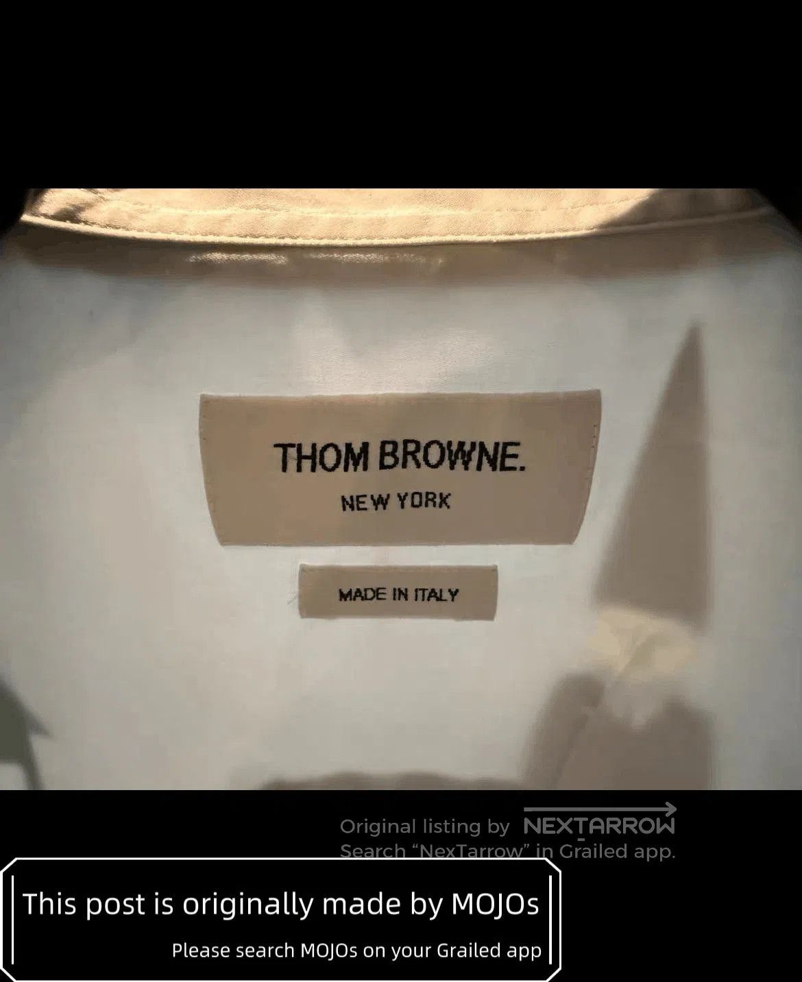 Thom Browne Sz 0 Thom Browne Fairy Painting S/S Blue Shirt. Size US XS / EU 42 / 0 - 3 Thumbnail