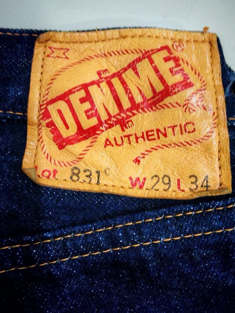 Denime Denime Japan Selvedge Jeans Lot 831 Raw Indigo Size US 28 / EU 44 - 9 Thumbnail