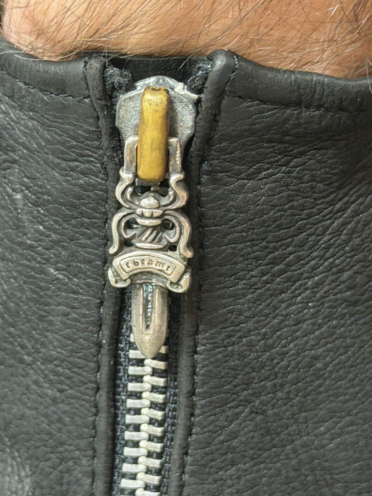Chrome Hearts Chrome Hearts Leather Dagger Zip Gloves Size ONE SIZE - 7 Thumbnail