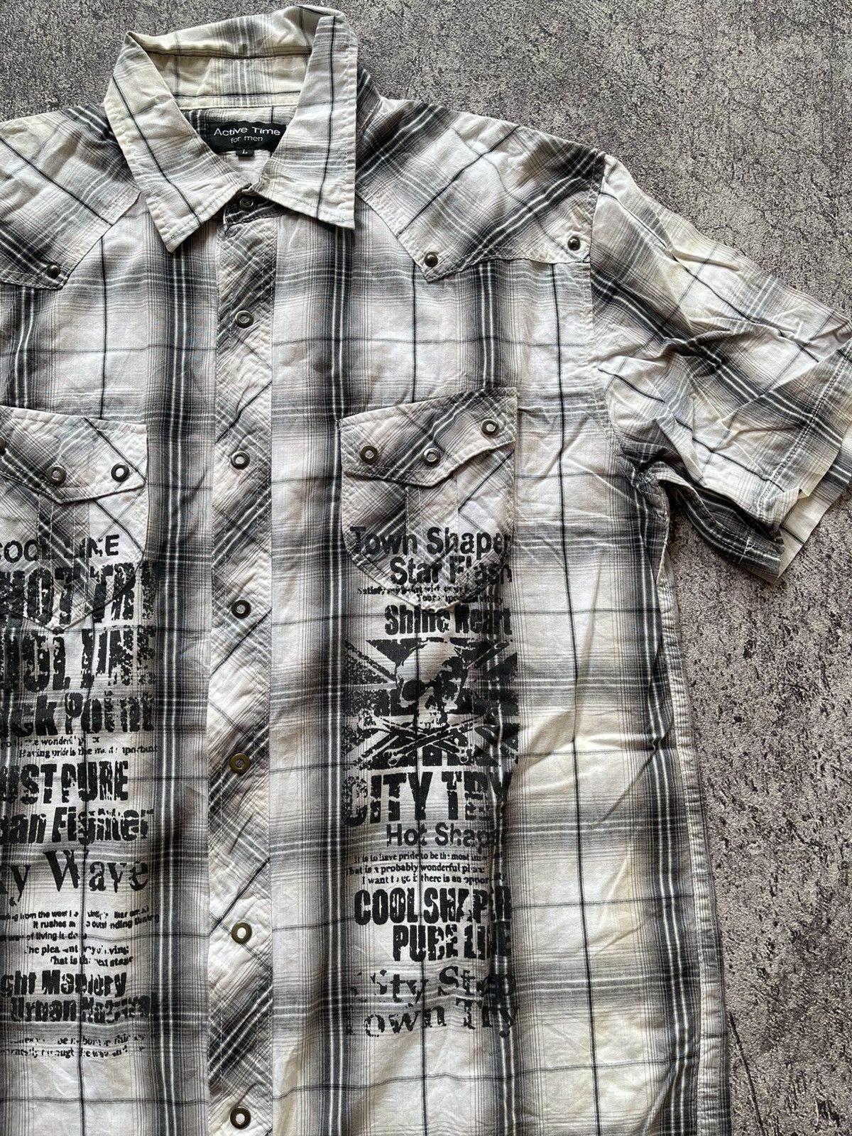 Japanese Brand Y2K Active Time Punk ifsixwaxnine shirt Size US M / EU 48-50 / 2 - 3 Thumbnail
