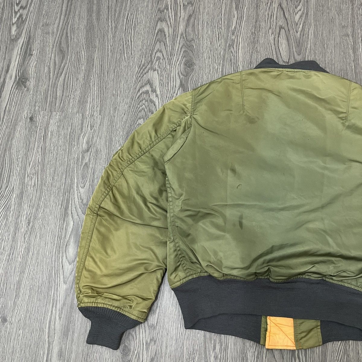 Alpha Industries Crazy Sunfaded Greenbrier Ind Ma-1 Fly Bomber Jacket Size US M / EU 48-50 / 2 - 9 Thumbnail