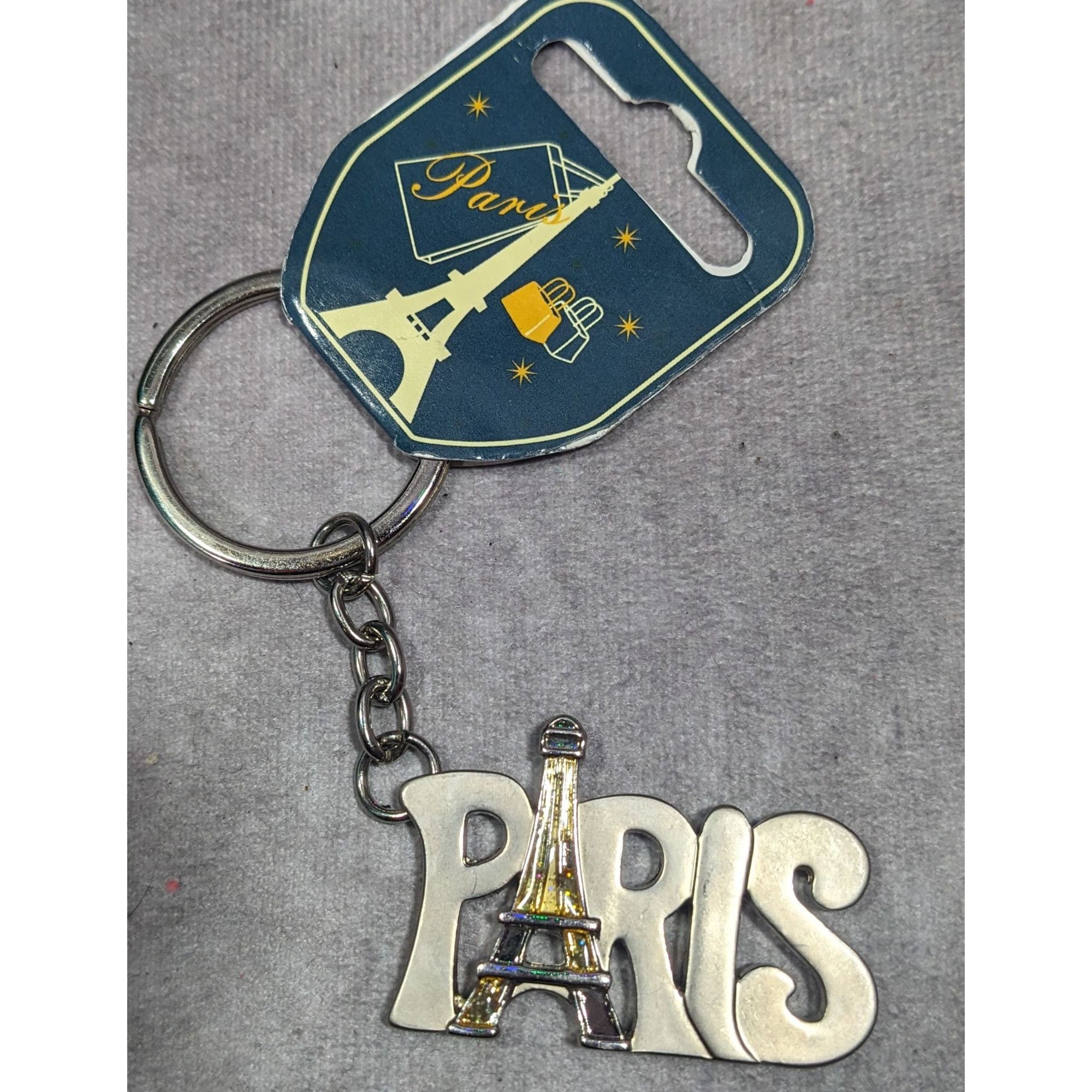 Other Paris France Silver Tone Souvenir Keychain Size ONE SIZE - 5 Thumbnail