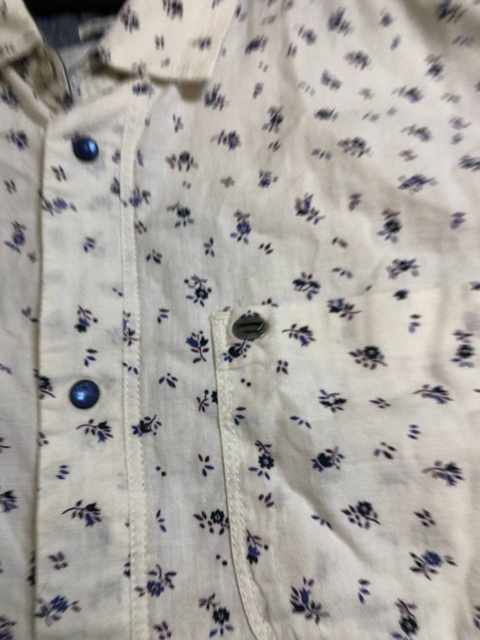 Diesel DIESEL FLOWER PRINT LONG SLEEVE SHIRT Size US L / EU 52-54 / 3 - 6 Thumbnail