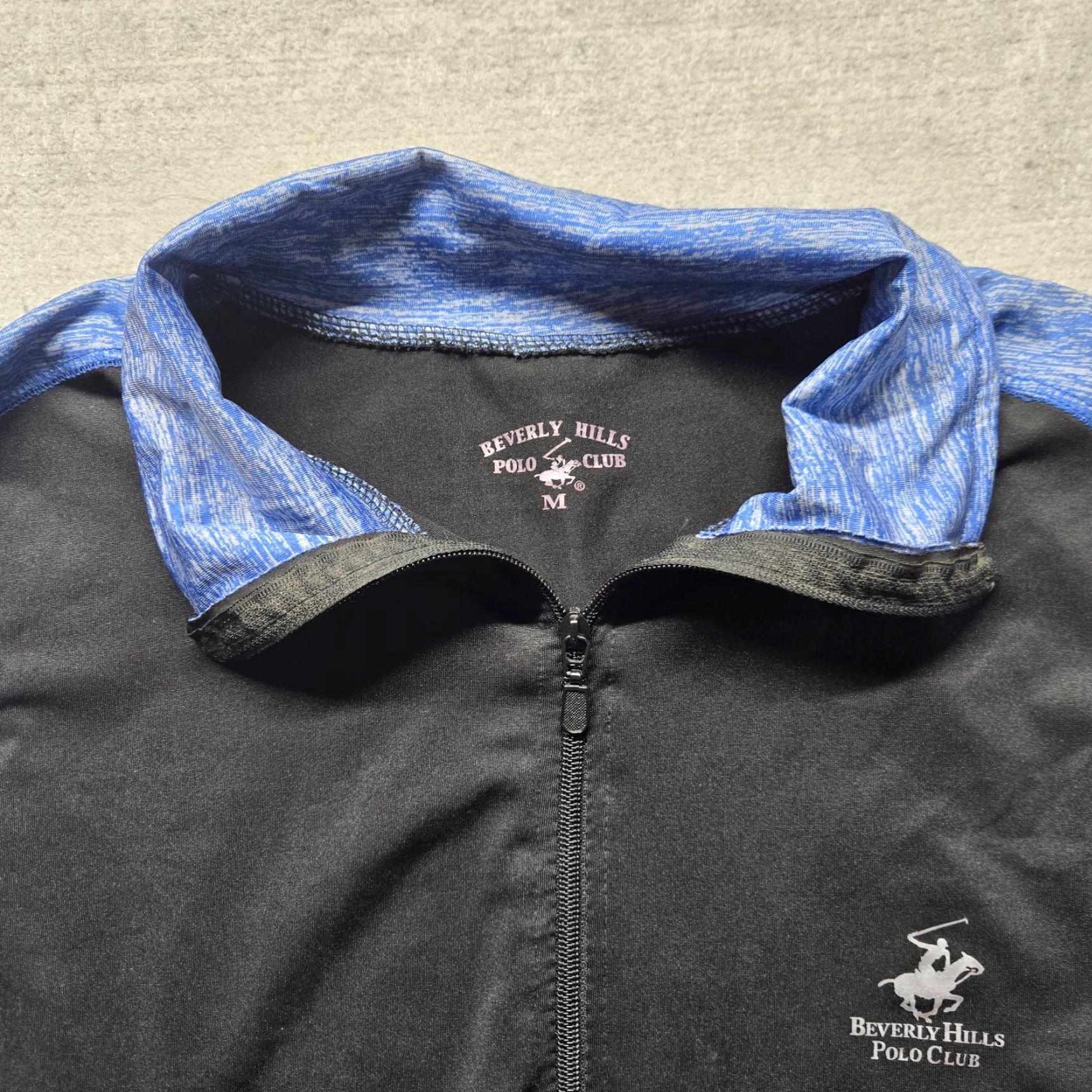 Beverly Hills Polo Club Beverly Hills Polo Club Jacket Full Zip Gray Blue Hoodie Women M Medium Polo Theme Size M / US 6-8 / IT 42-44 - 2 Thumbnail