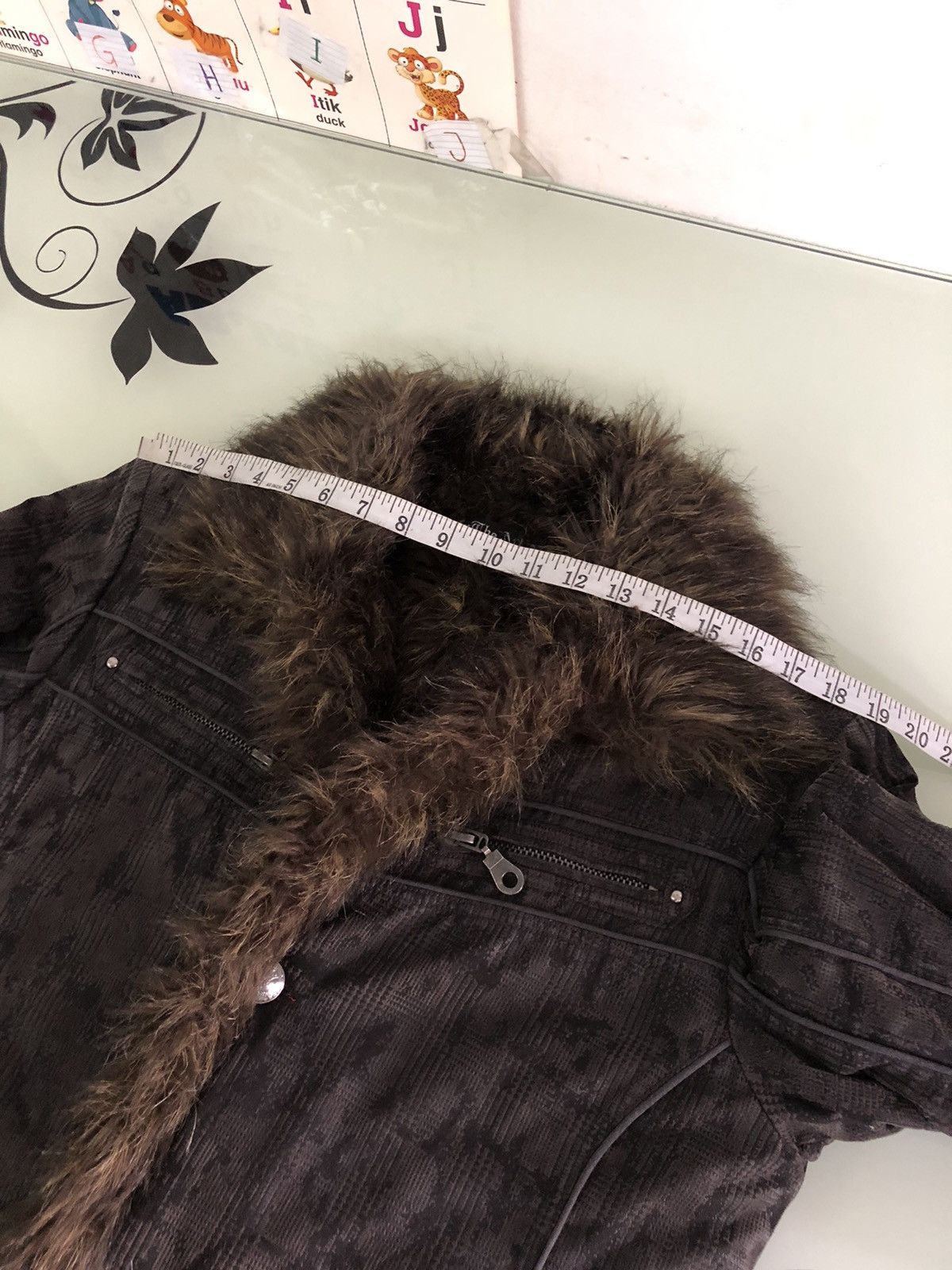 If Six Was Nine Rare❗️In The Attic Bondage Fur Punk Jacket Size US L / EU 52-54 / 3 - 23 Thumbnail