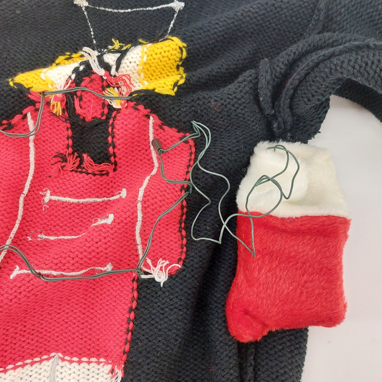Vintage JJ.Fargo Ugly Christmas Sweater Drummer Boy Nutcracker Sz M Size M / US 6-8 / IT 42-44 - 5 Thumbnail