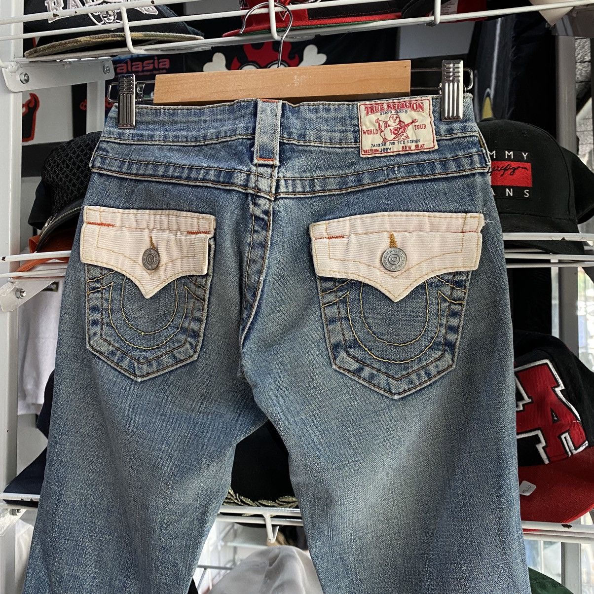 True Religion × Vintage True religion Flare joey denim pants Size US 26 / EU 42 - 3 Thumbnail