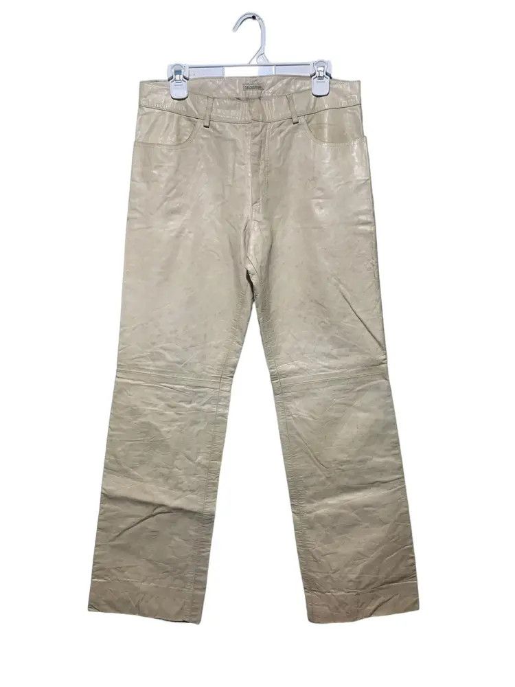 Vintage Vintage acetate flare leather pants made in canada Size US 32 / EU 48 - 10 Thumbnail