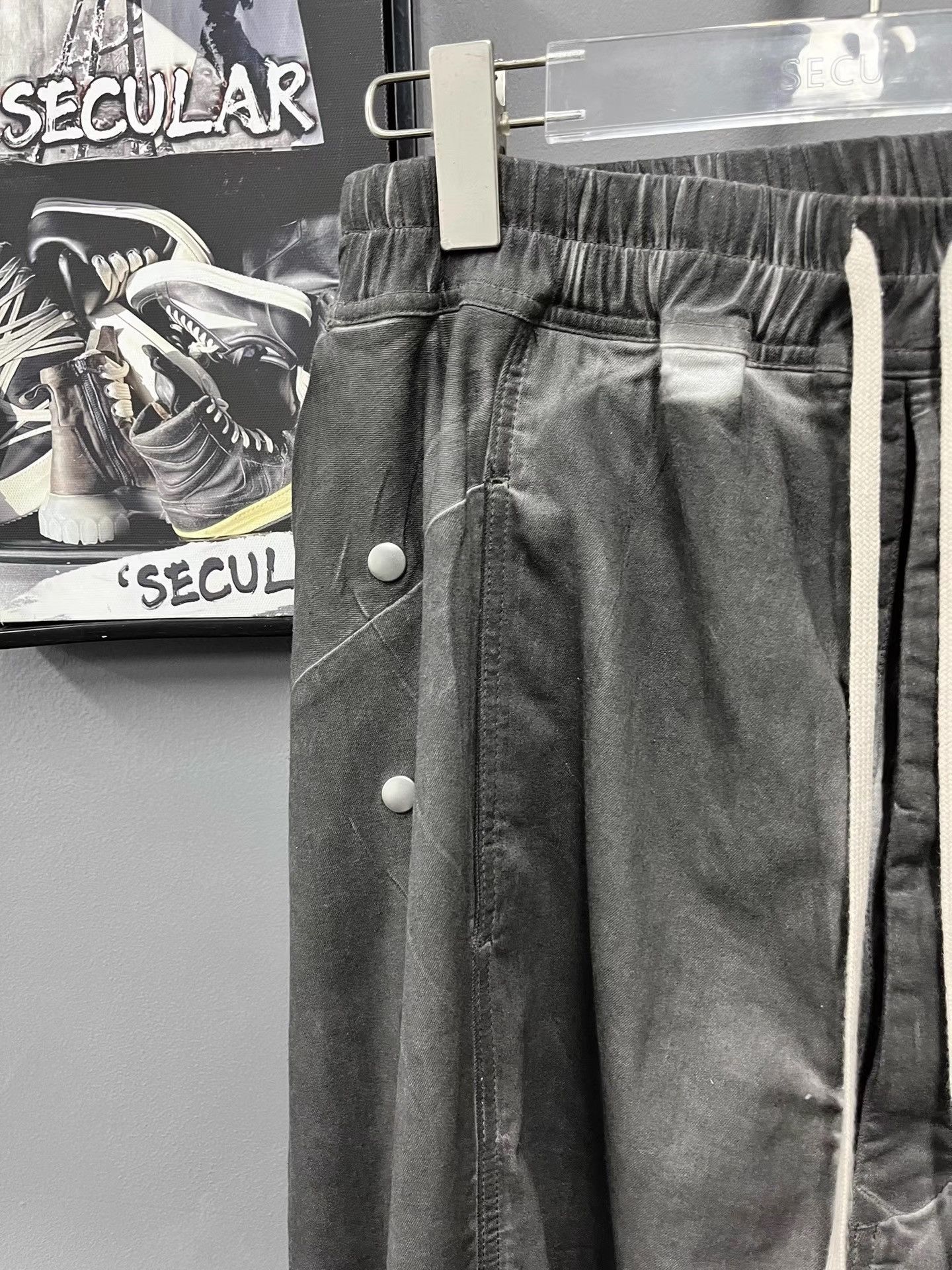 Rick Owens Rick Owens Drkshdw Babel Pusher Snap Pants K34 Size US 31 - 3 Thumbnail