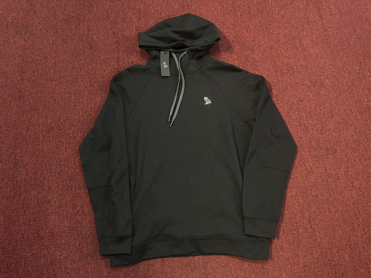 image of Drake Ovo Small Owl Hoodie Black, Men's (Size Large)