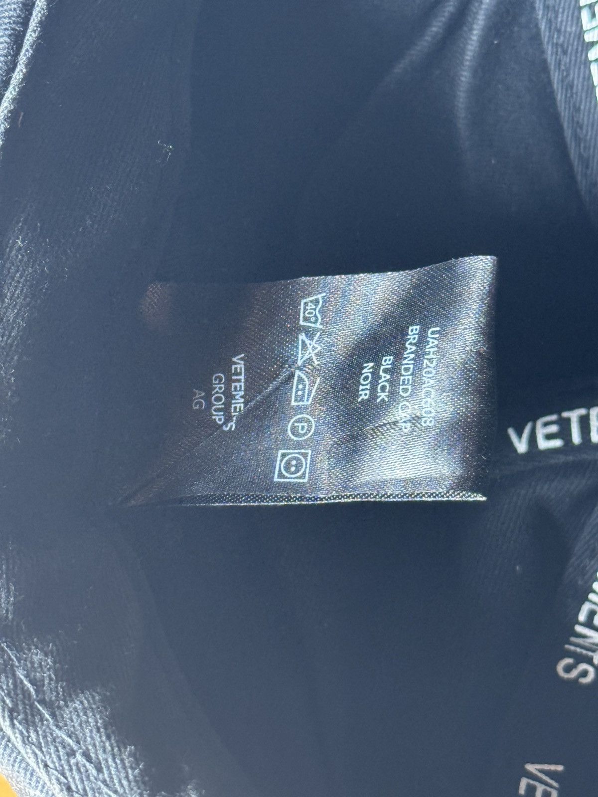 Vetements Vetements AW 19 Runway Error Embroidered Cap Size ONE SIZE - 8 Thumbnail