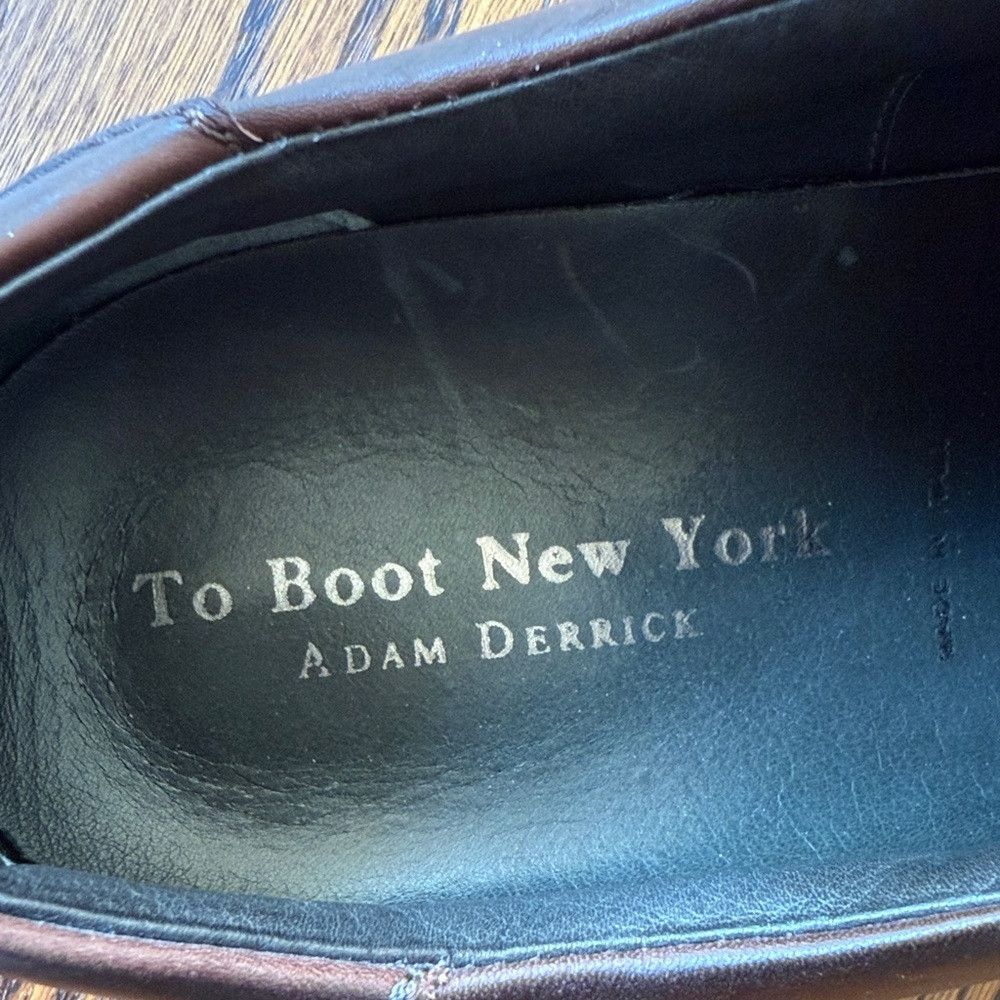 To Boot New York Adam Derrick Men’s 9.5 Dark Brown Leather