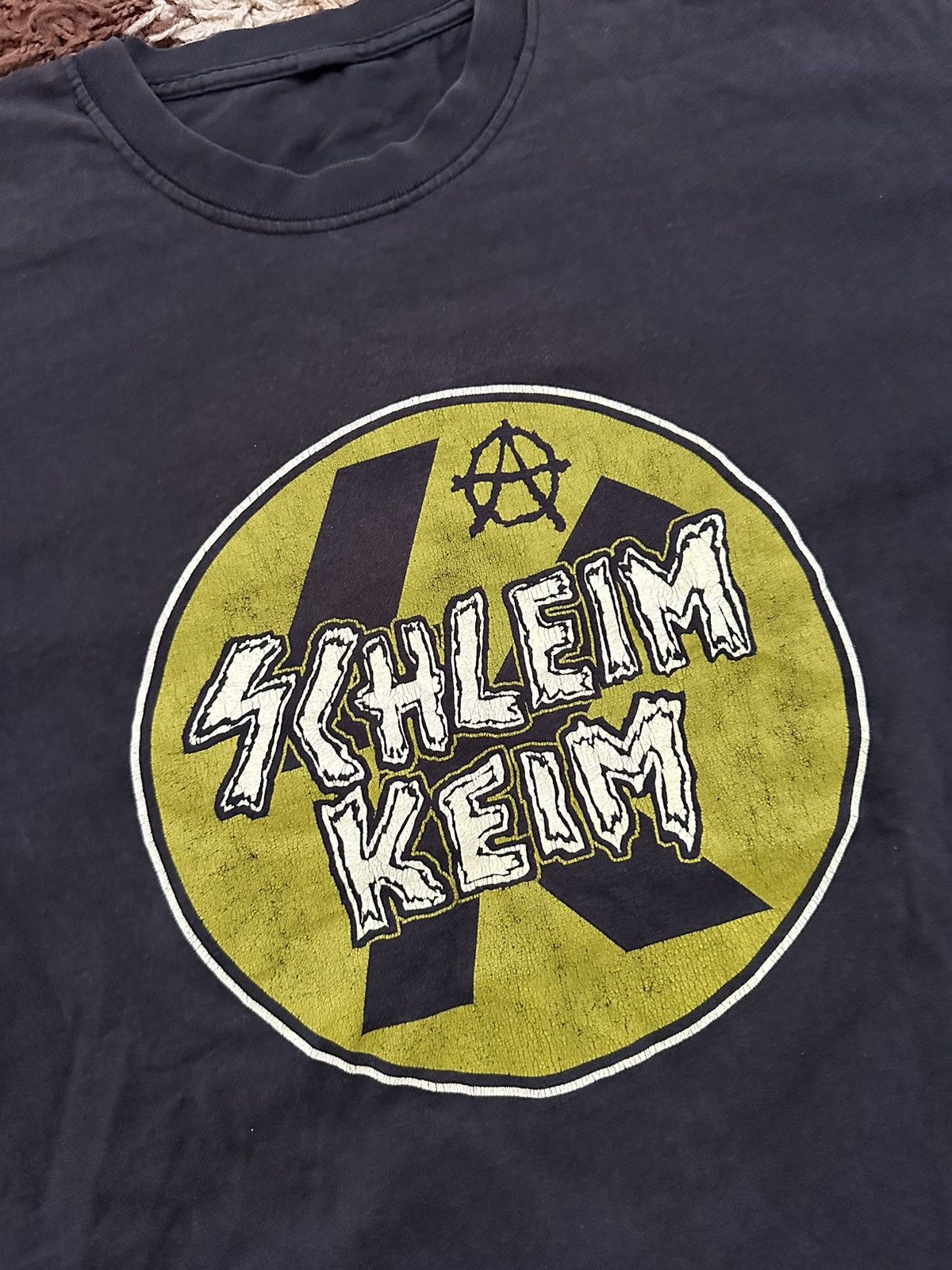 Band Tees × Vintage 🔥VINTAGE 00’S SCHLEIM KEIM DISTRESSED PUNK ROCK T-SHIRT🔥 Size US M / EU 48-50 / 2 - 2 Thumbnail