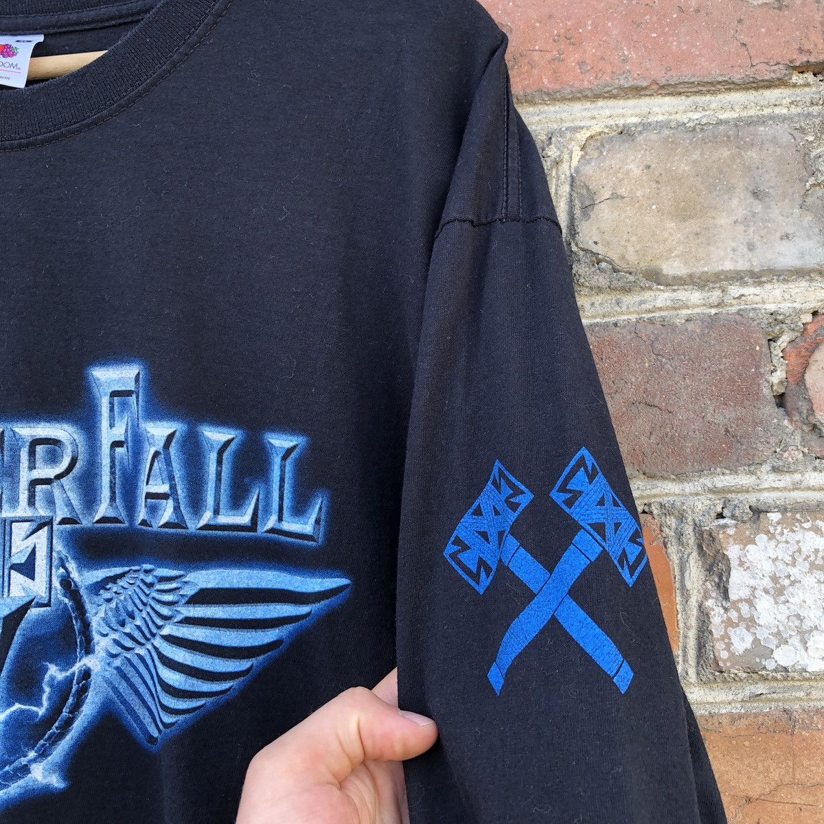 Band Tees Hammerfall T-Shirt Rock Metal Tour Merch The Thunder Five XL Size US XL / EU 56 / 4 - 4 Thumbnail