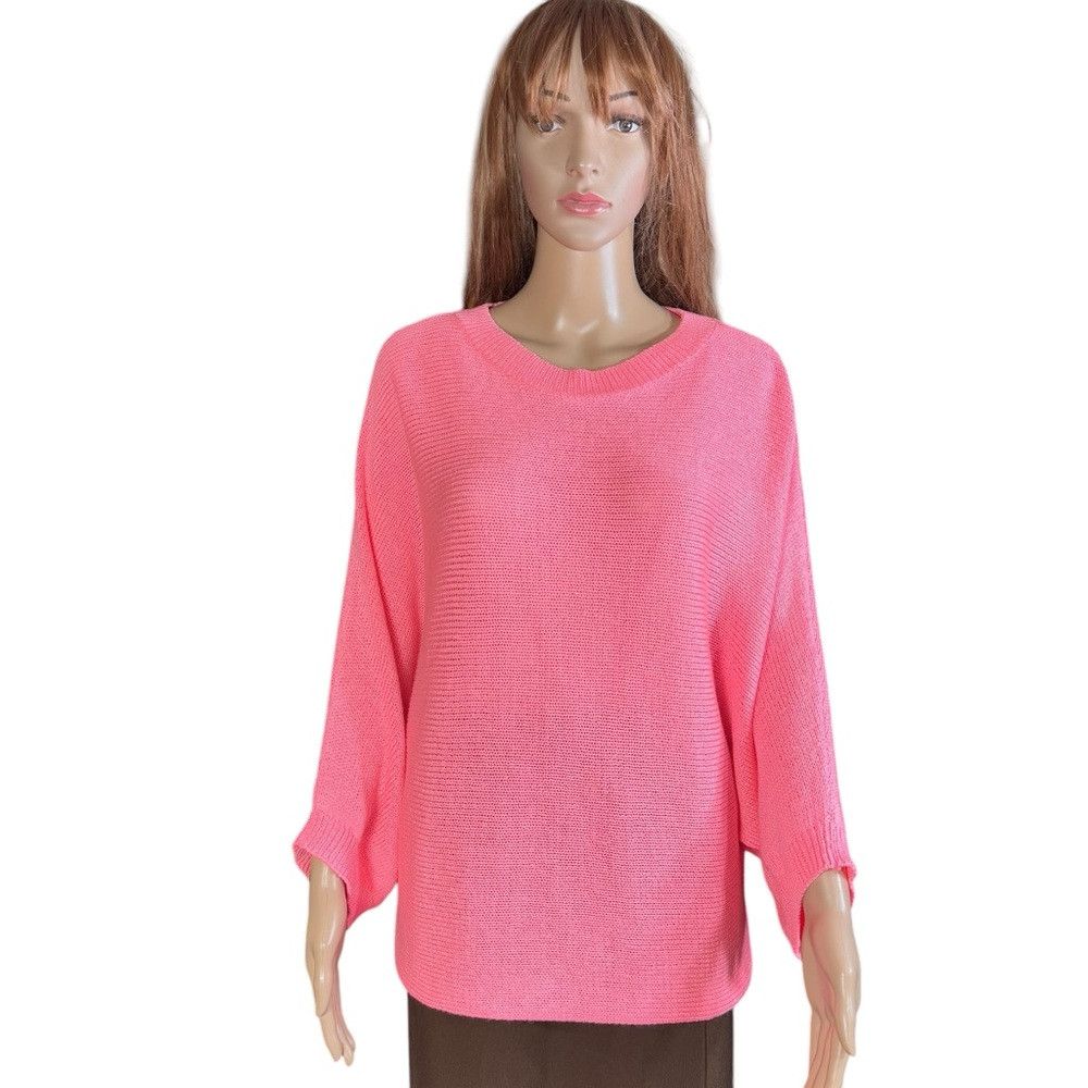 Zara Zara Knit Bat Sleeve Light Pink Sweater Size M Size M / US 6-8 / IT 42-44 - 1 Thumbnail