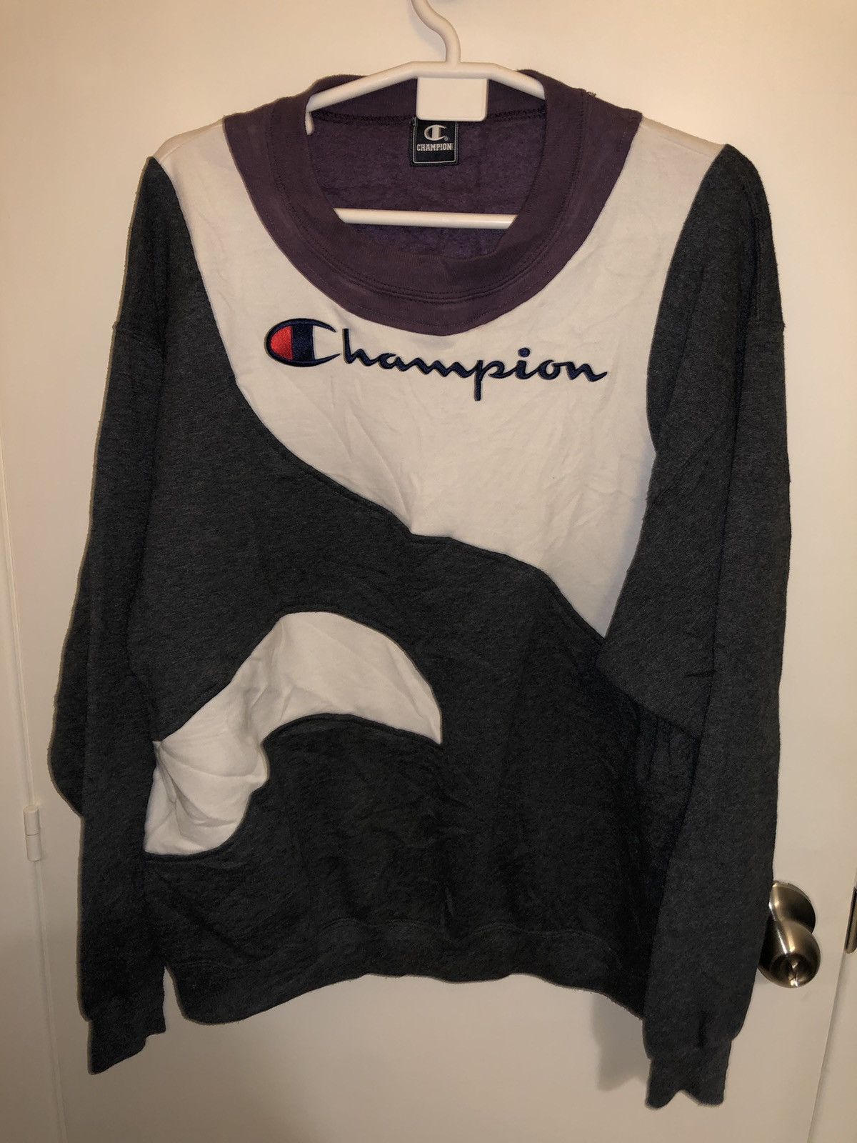 Champion × Vintage Purple Champion Vintage Sweatshirt Size US L / EU 52-54 / 3 - 1 Thumbnail