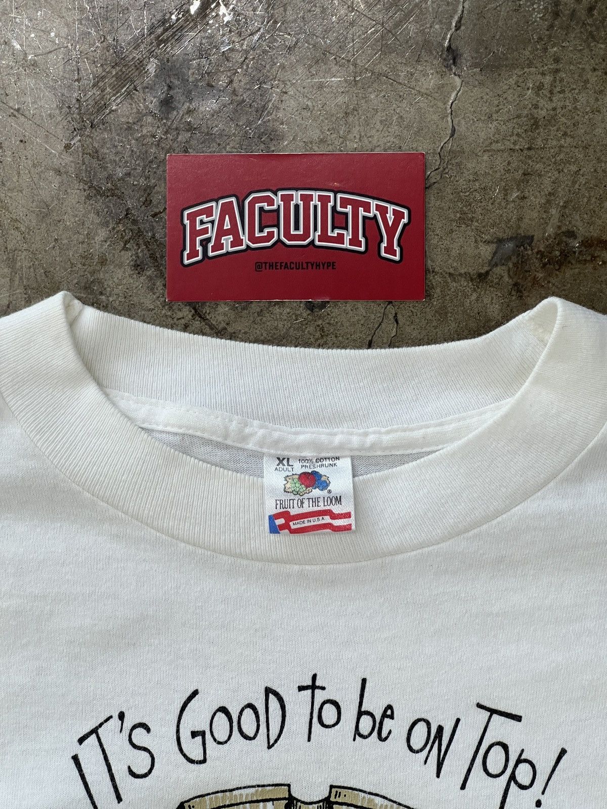 Vintage Vintage Good To Be on Top Republican Democrat Political XL Size US XL / EU 56 / 4 - 3 Thumbnail