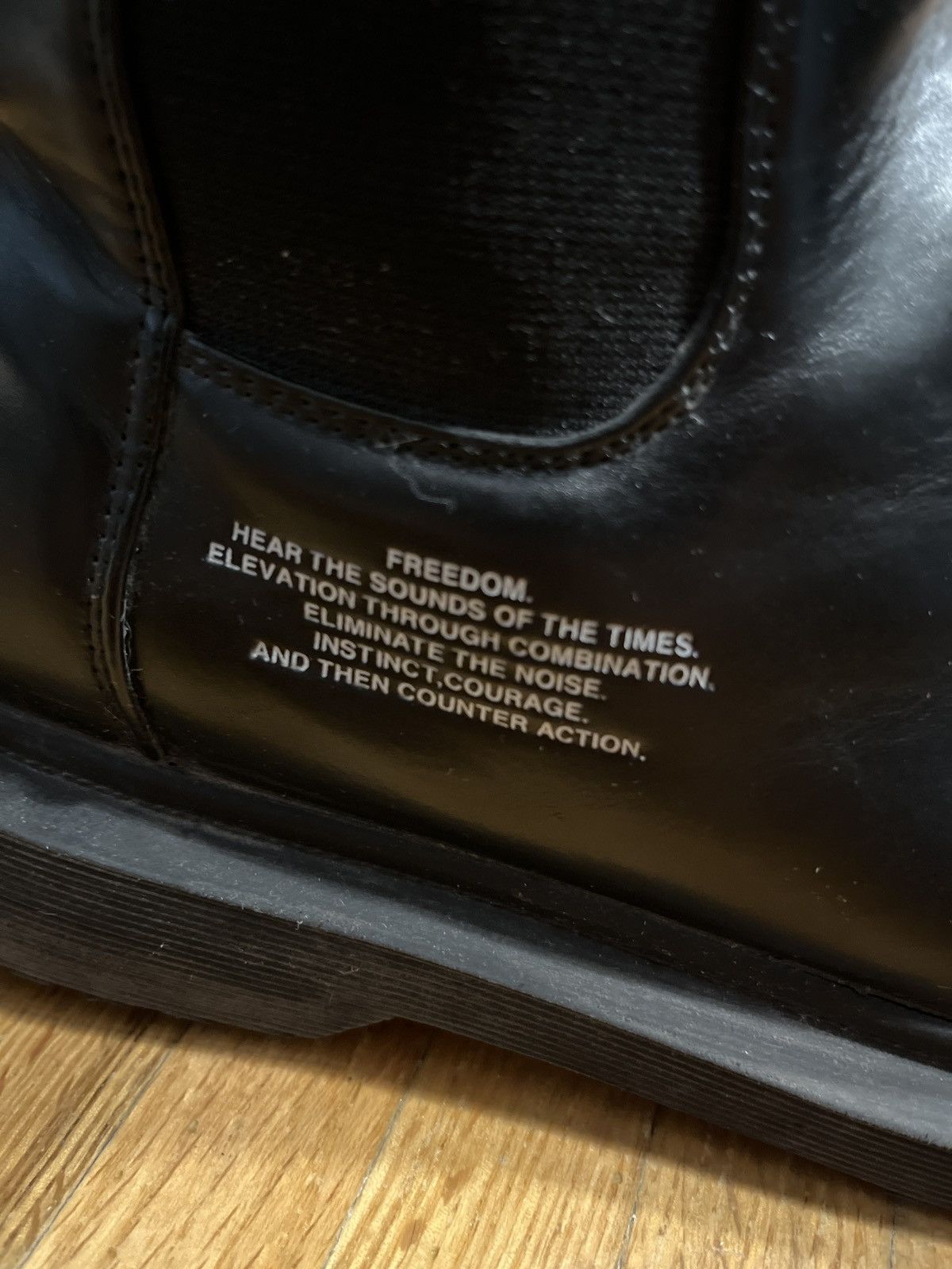 Undercover GU x UNDERCOVER Side Gore Boots Black Leather 28 cm Size US 10 / EU 43 - 2 Thumbnail