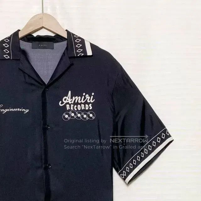 Amiri AMIRI Men's Cuban Collar Short. Size US L / EU 52-54 / 3 - 3 Thumbnail