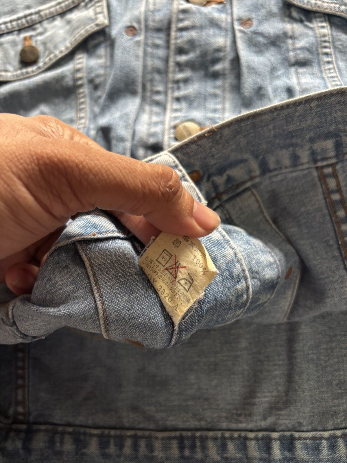 Marithe + Francois Girbaud vintage MARITHE FRANCOIS GIRBAUD MFG denim trucker jacket Size US XL / EU 56 / 4 - 7 Thumbnail