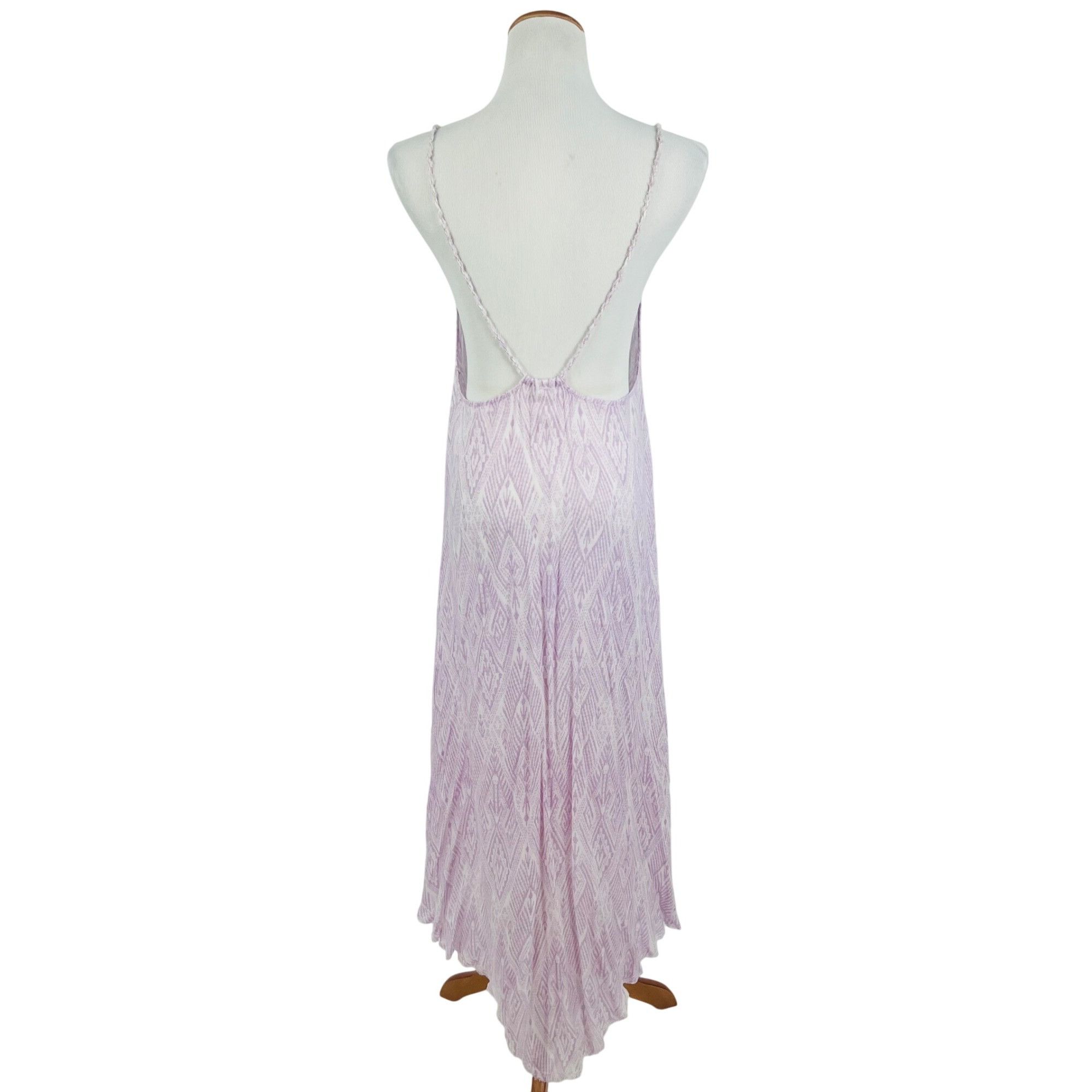 Free People Free People Lilac Flowy Asymmetrical Midi Slip Dress | Balle Size S / US 4 / IT 40 - 12 Thumbnail