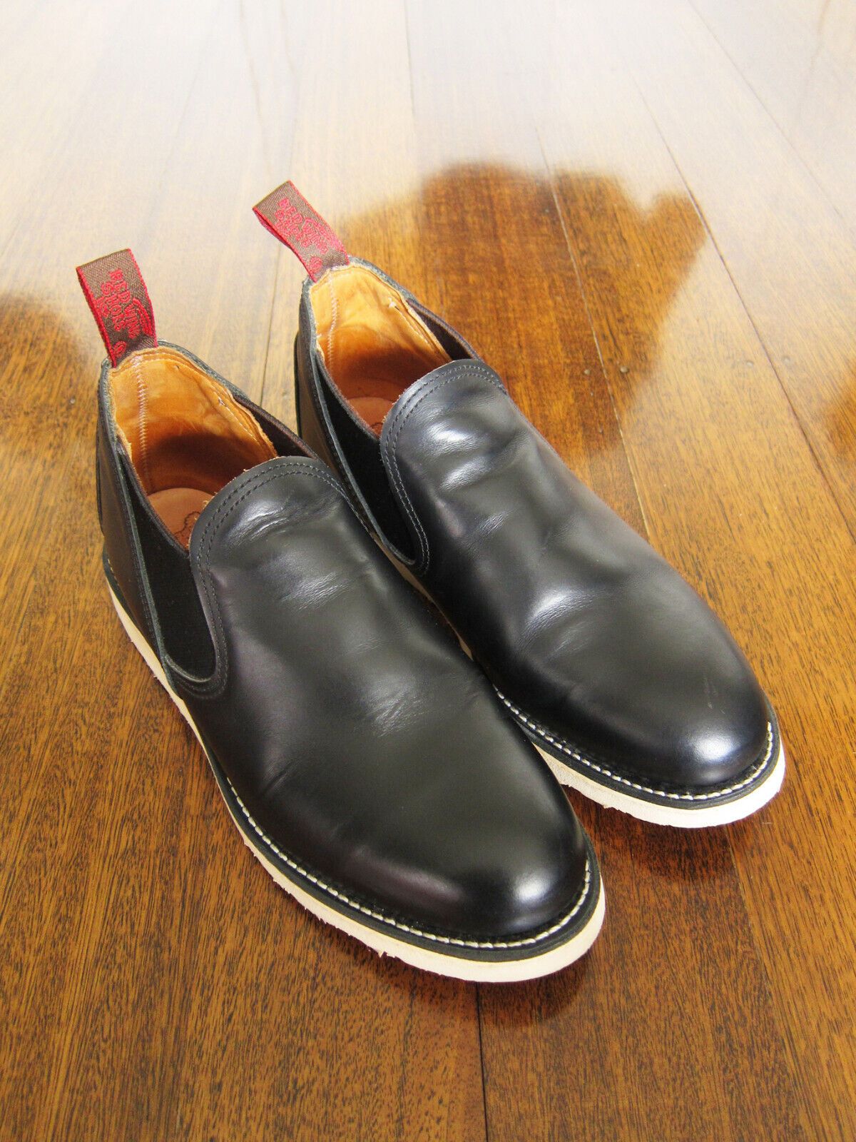 Red Wing RED WING Boots 8142 Romeo Side Gore Black Boots Size (US 9E) Size US 9 / EU 42 - 2 Thumbnail