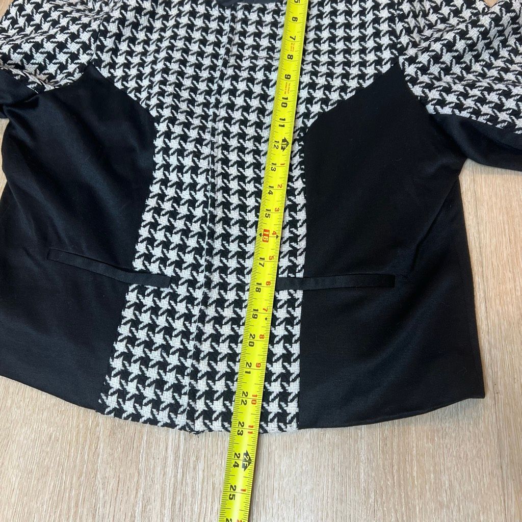 Vintage Russell Kemp Vintage Houndstooth Open Front Long Sleeve Blazer Jacket Women’s XL Size XL / US 12-14 / IT 48-50 - 7 Thumbnail