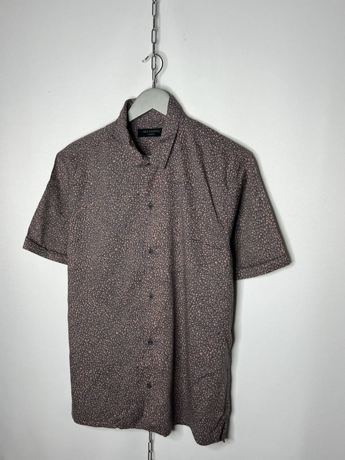 Allsaints AllSaints Luxury Overprinted Shirt Short Sleeve Size US M / EU 48-50 / 2 - 2 Thumbnail