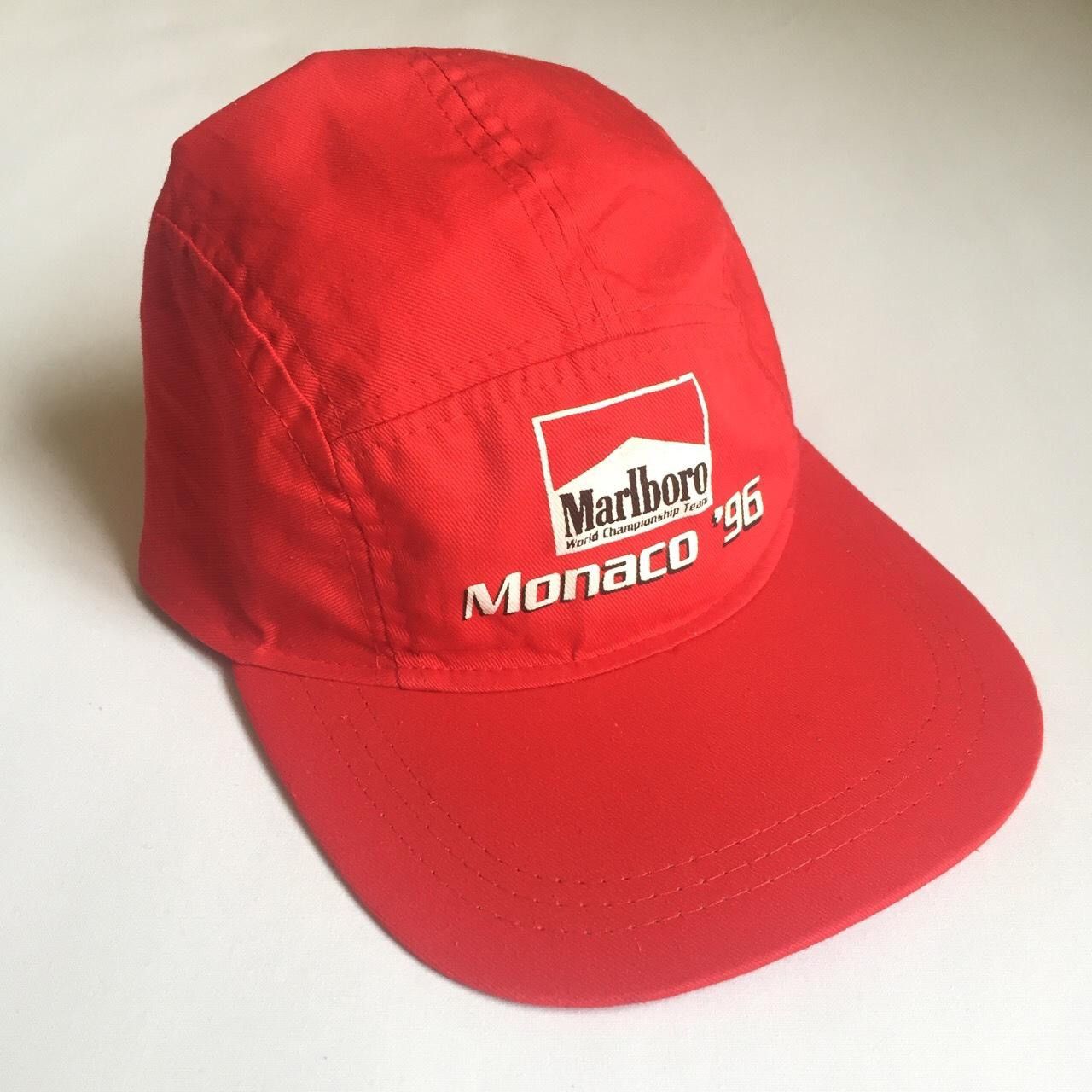 Ferrari 1996 RARE‼️Marlboro Monaco formula uno Ferrari F1 5 panel hat Size ONE SIZE - 1 Thumbnail